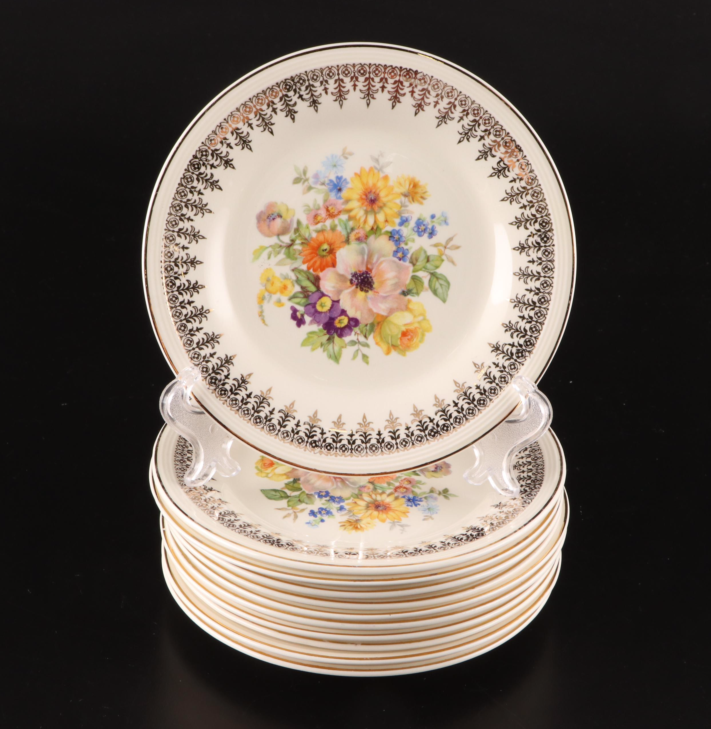 Edwin Knowles "Royal Celtic" Semi Vitreous Dinnerware, Mid-20th Century