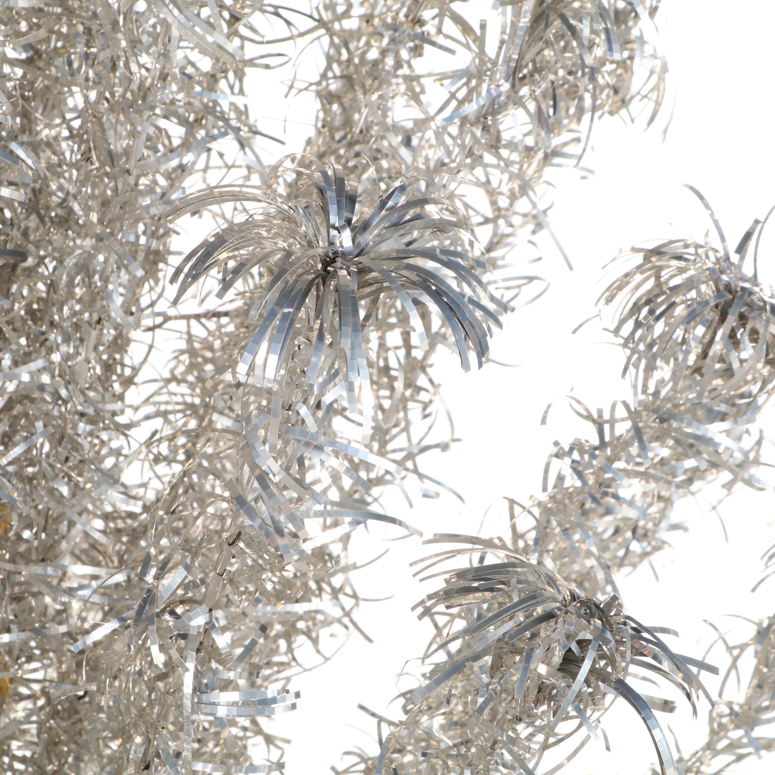 Aluminum Christmas Tree with Revolving Stand, Mid-20th Century