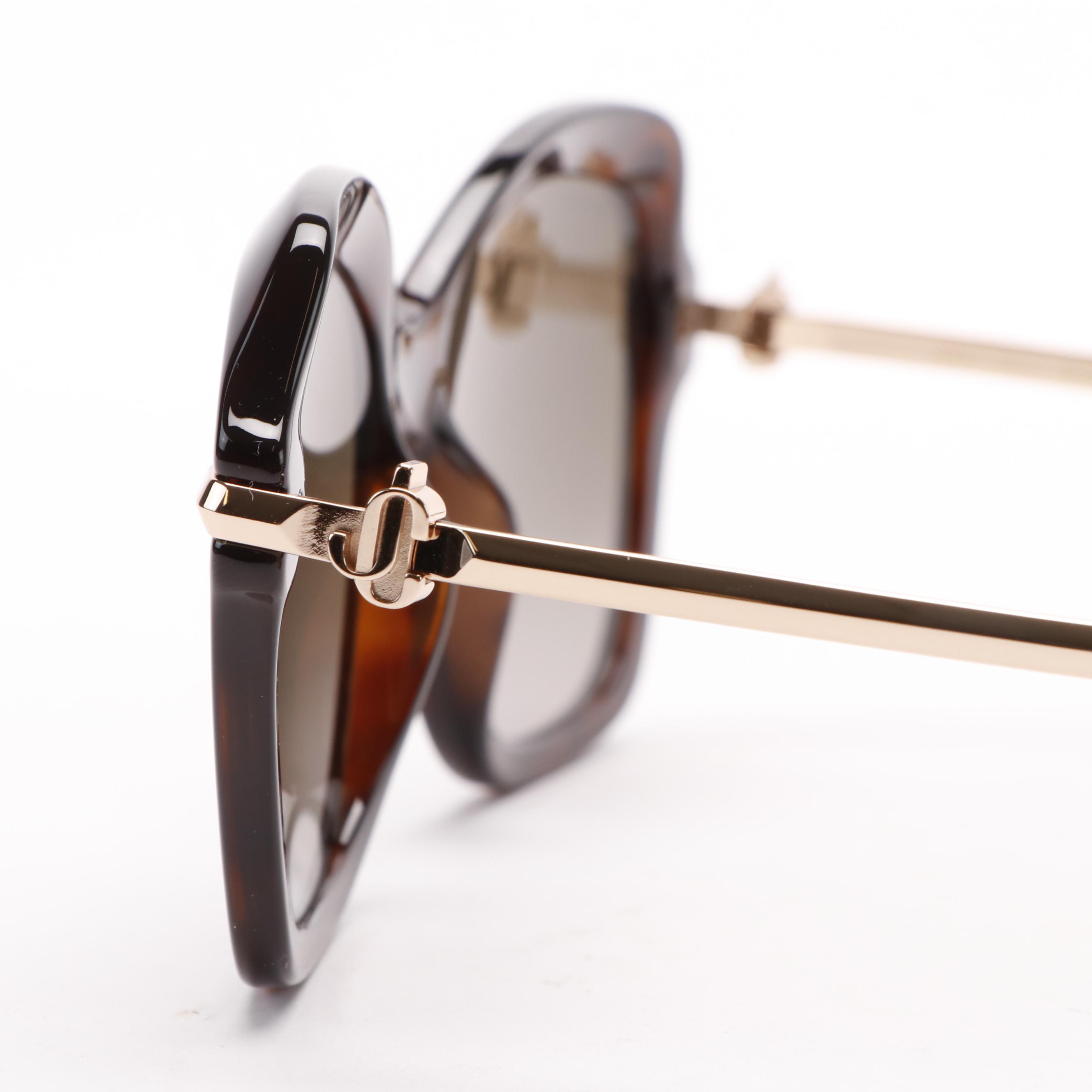 Jimmy Choo TESSY/G/S Havana Sunglasses with Case