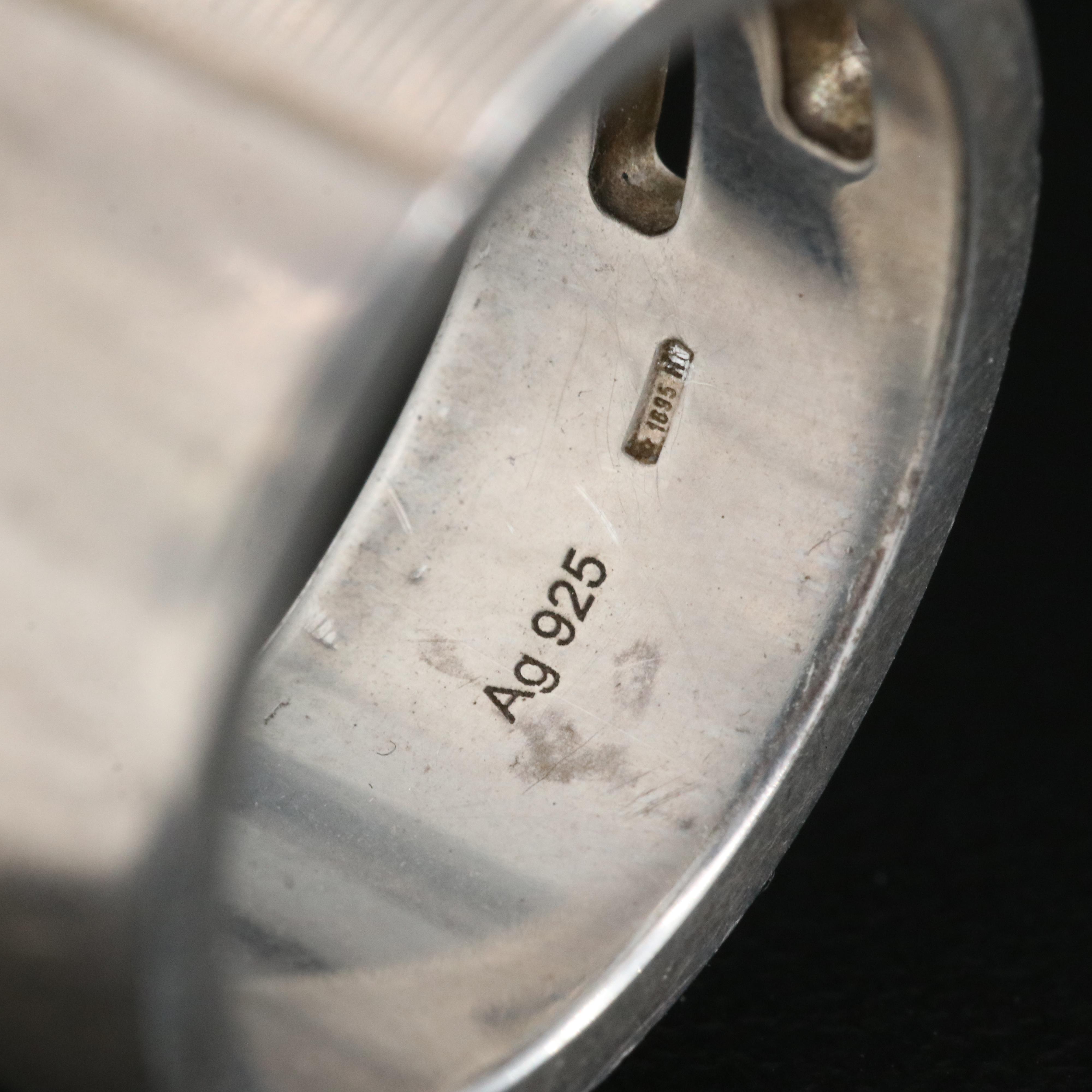 Gucci "G" Logo Sterling Cut Out Band