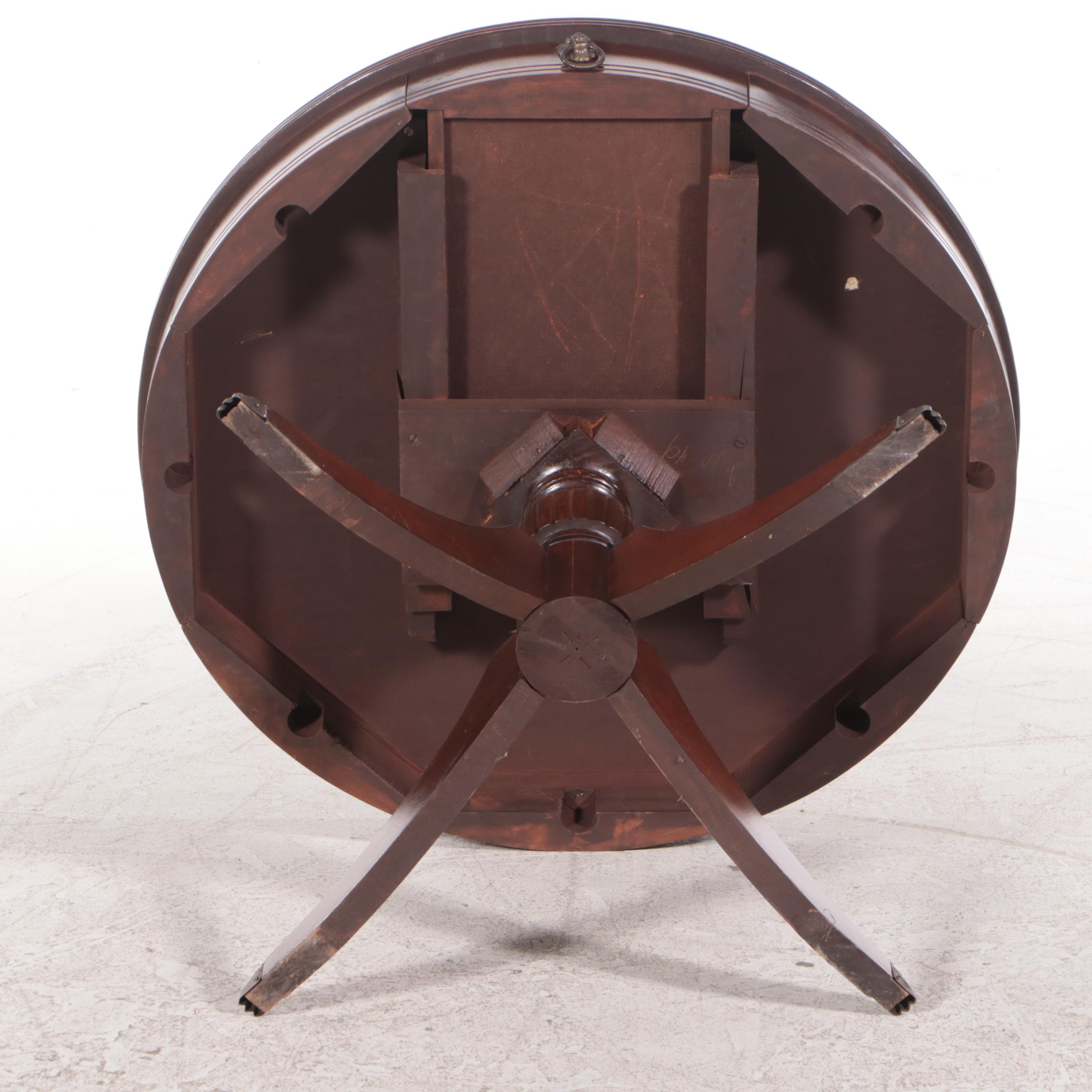 American Classical Style Mahogany Coffee Table and Side Table, 20th Century