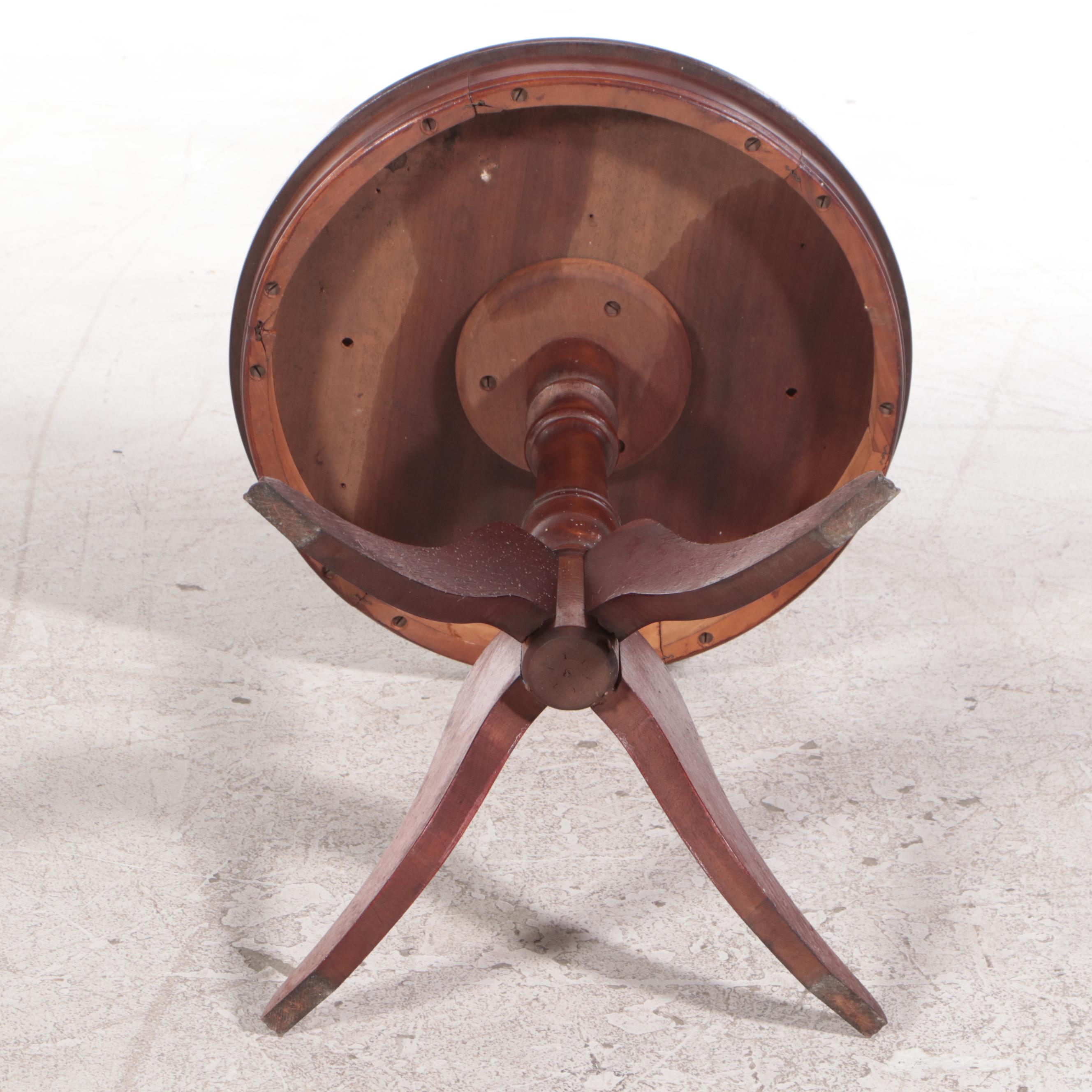 American Classical Style Mahogany Coffee Table and Side Table, 20th Century