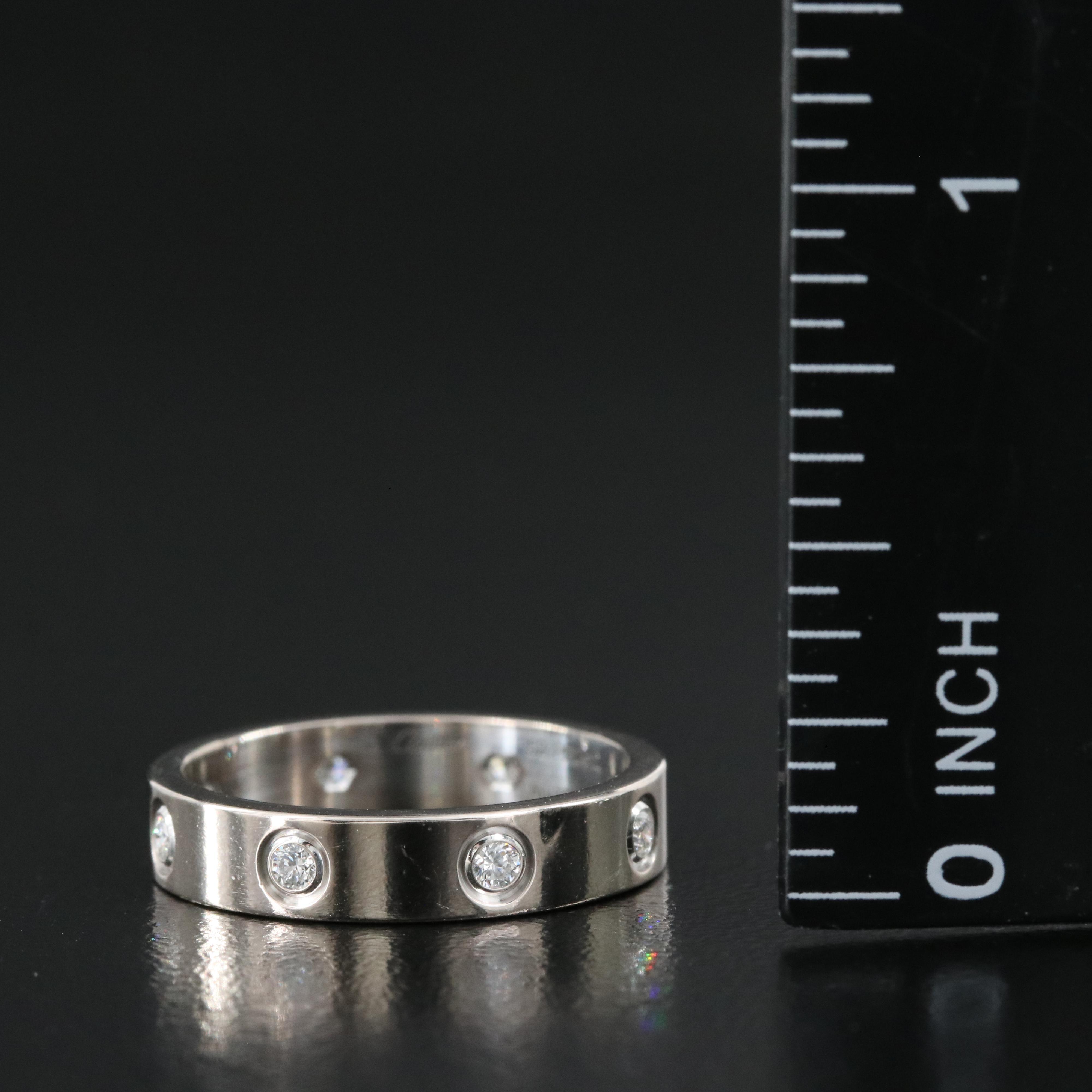 Cartier "Love" 18K 0.24 CTW Diamond Eternity Band