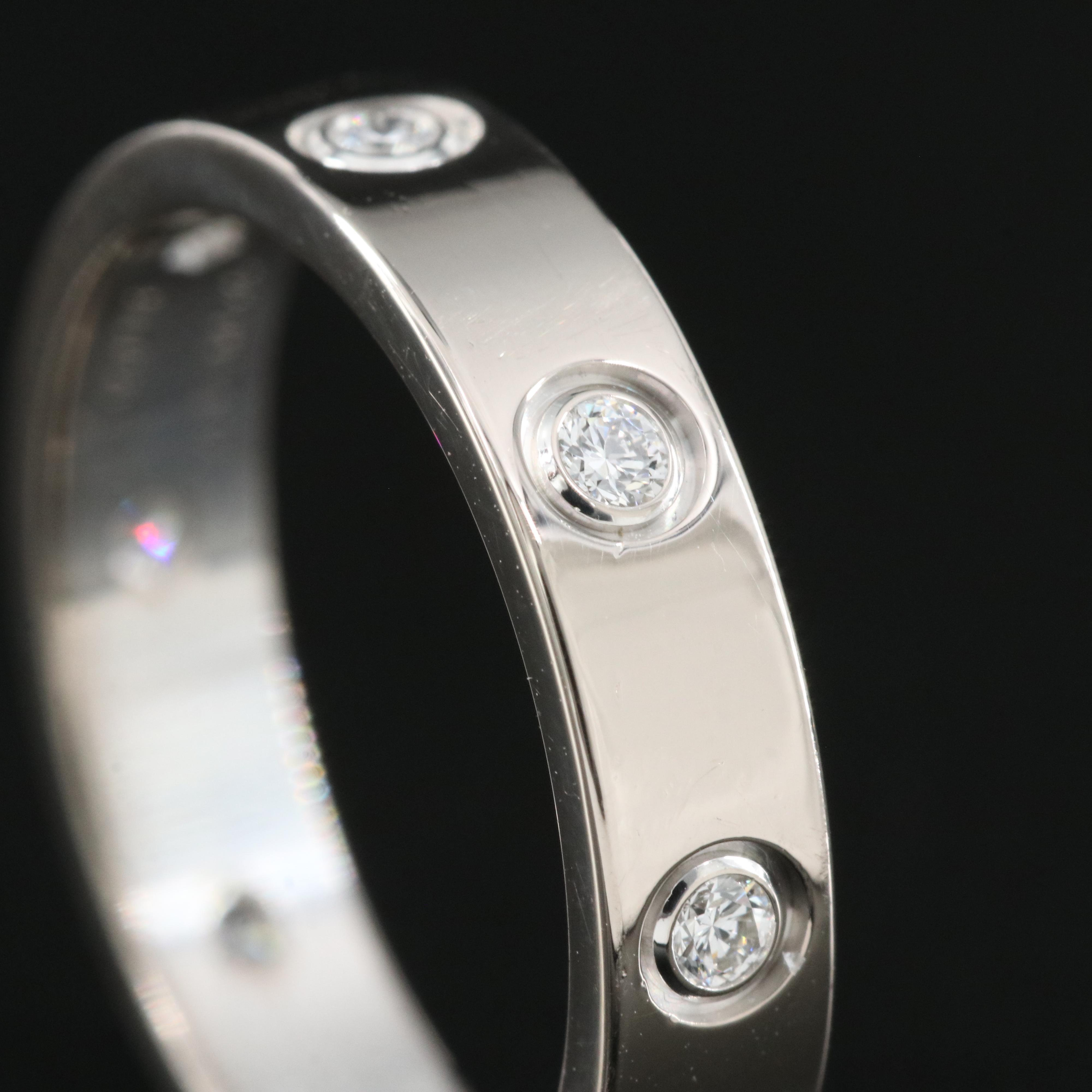 Cartier "Love" 18K 0.24 CTW Diamond Eternity Band