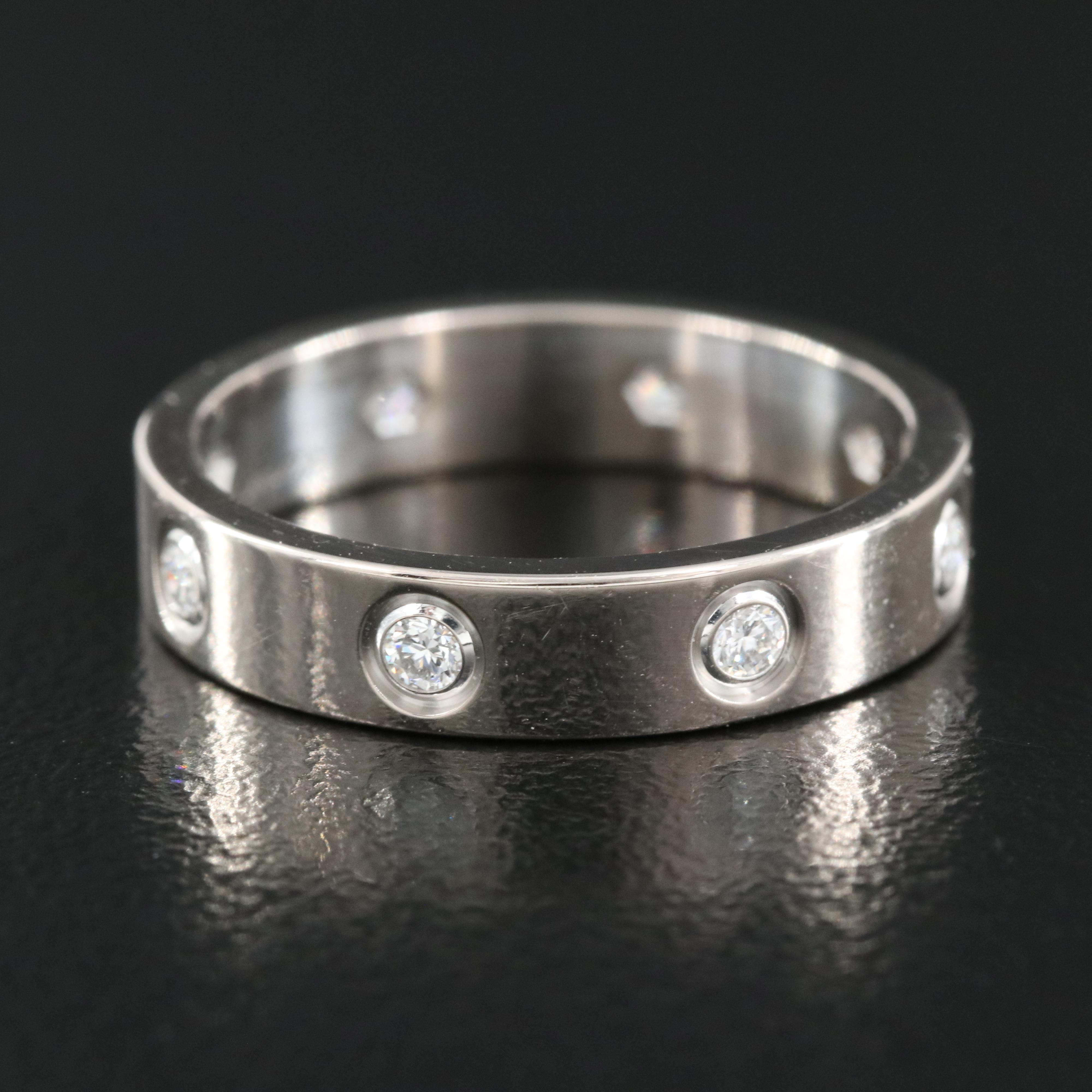 Cartier "Love" 18K 0.24 CTW Diamond Eternity Band