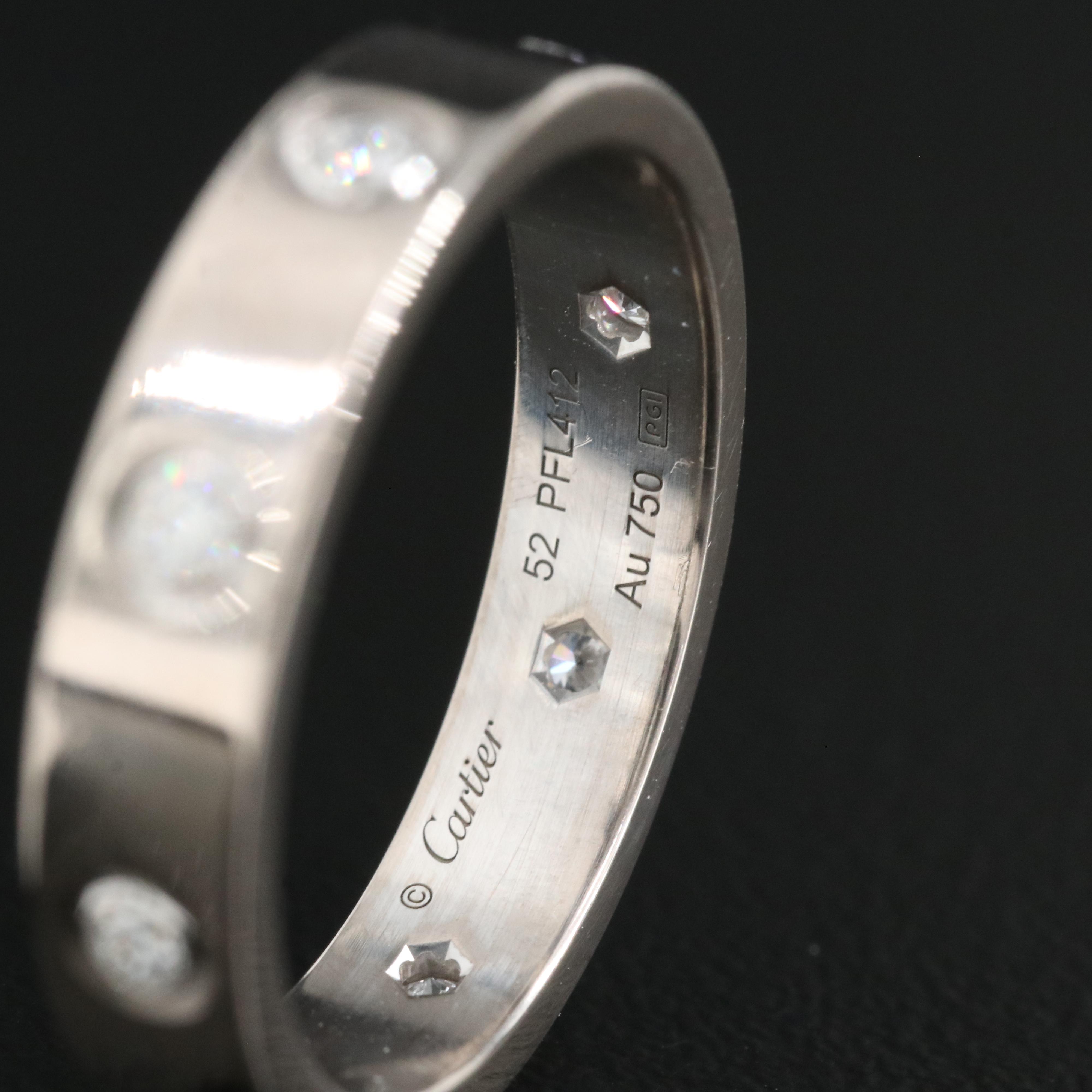 Cartier "Love" 18K 0.24 CTW Diamond Eternity Band