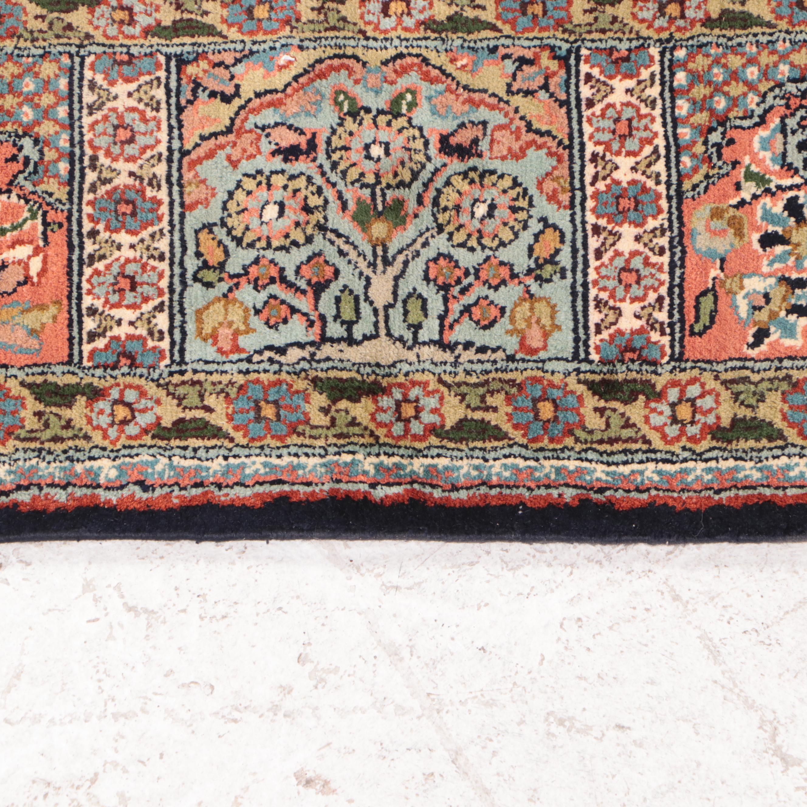 4'1 x 6'5 Hand-Knotted Turkish Hereke Area Rug