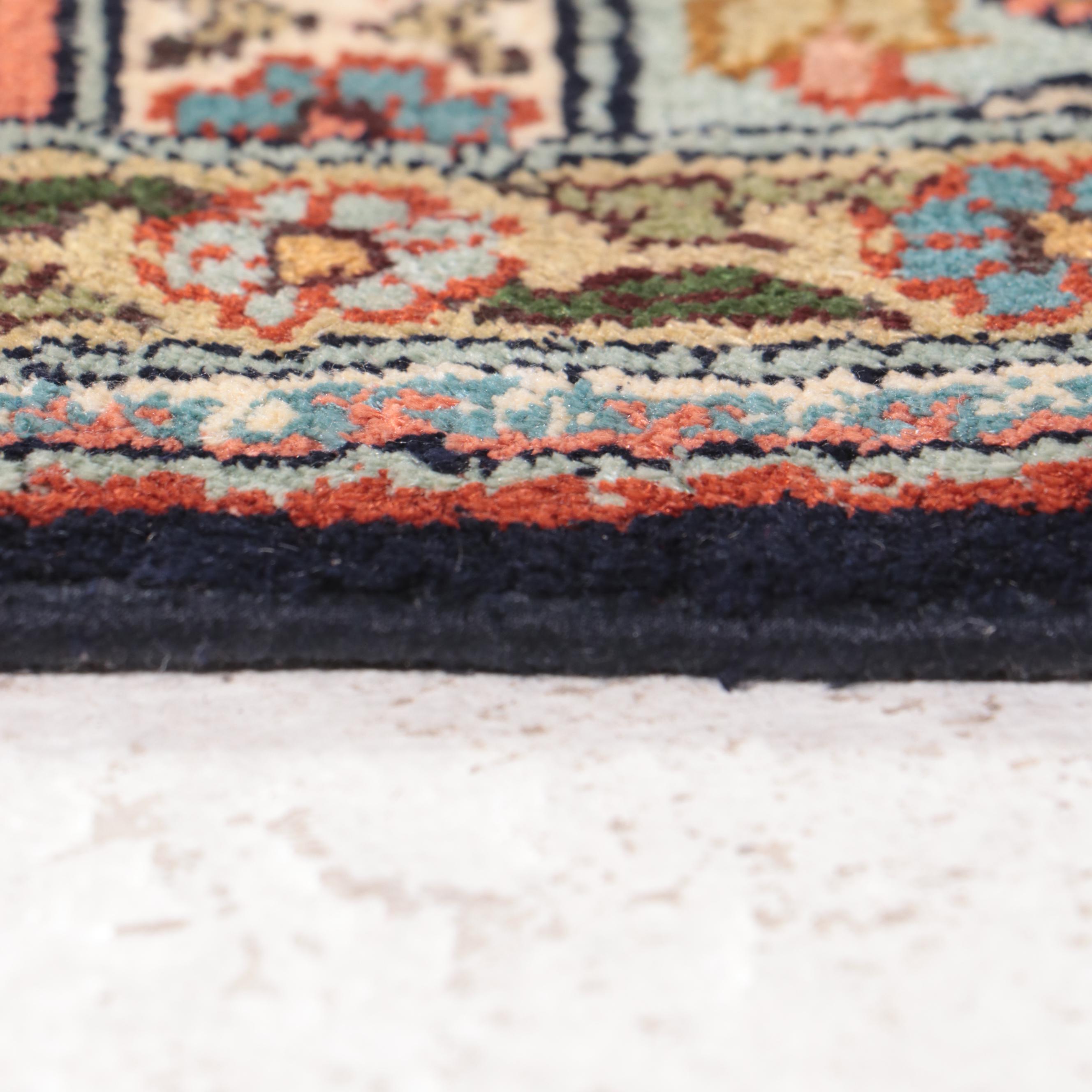 4'1 x 6'5 Hand-Knotted Turkish Hereke Area Rug