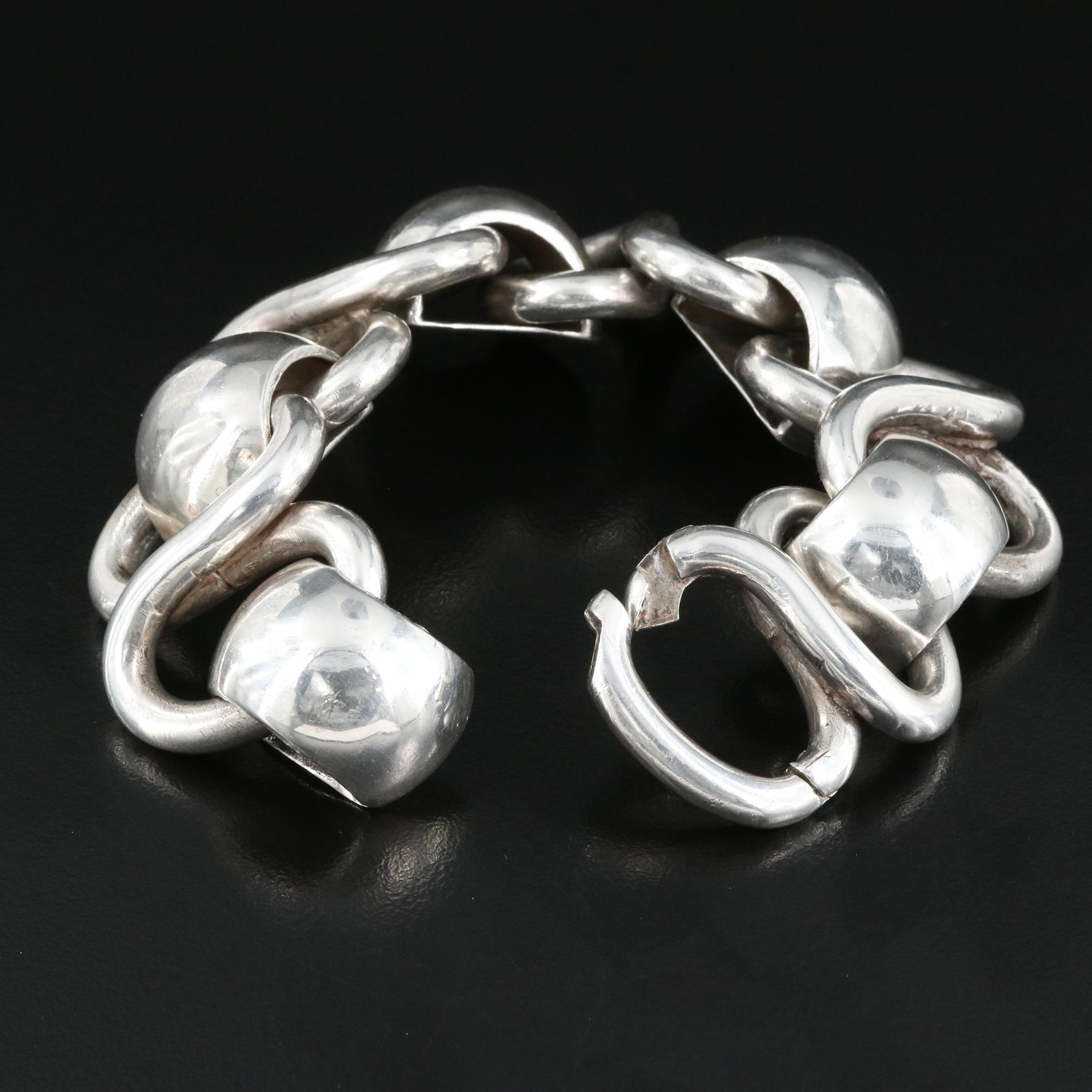 Casa Prieto Mexican Modernist Sterling Bracelet