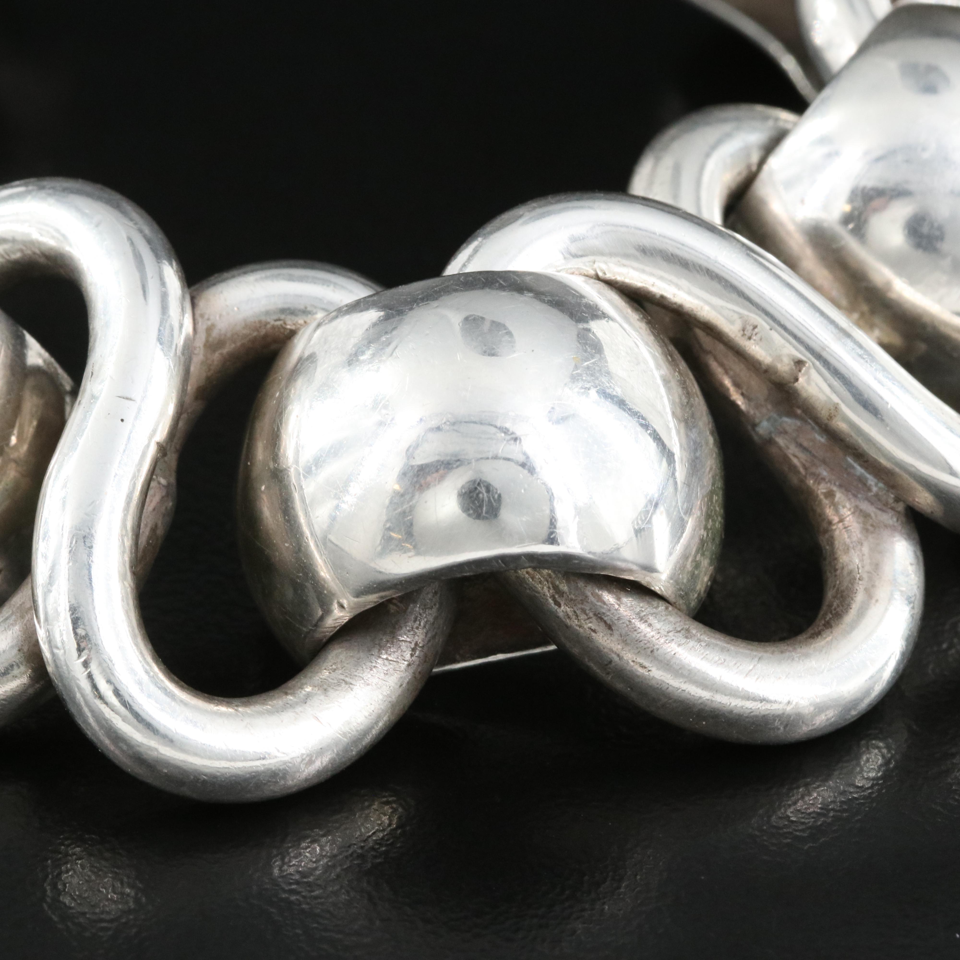 Casa Prieto Mexican Modernist Sterling Bracelet