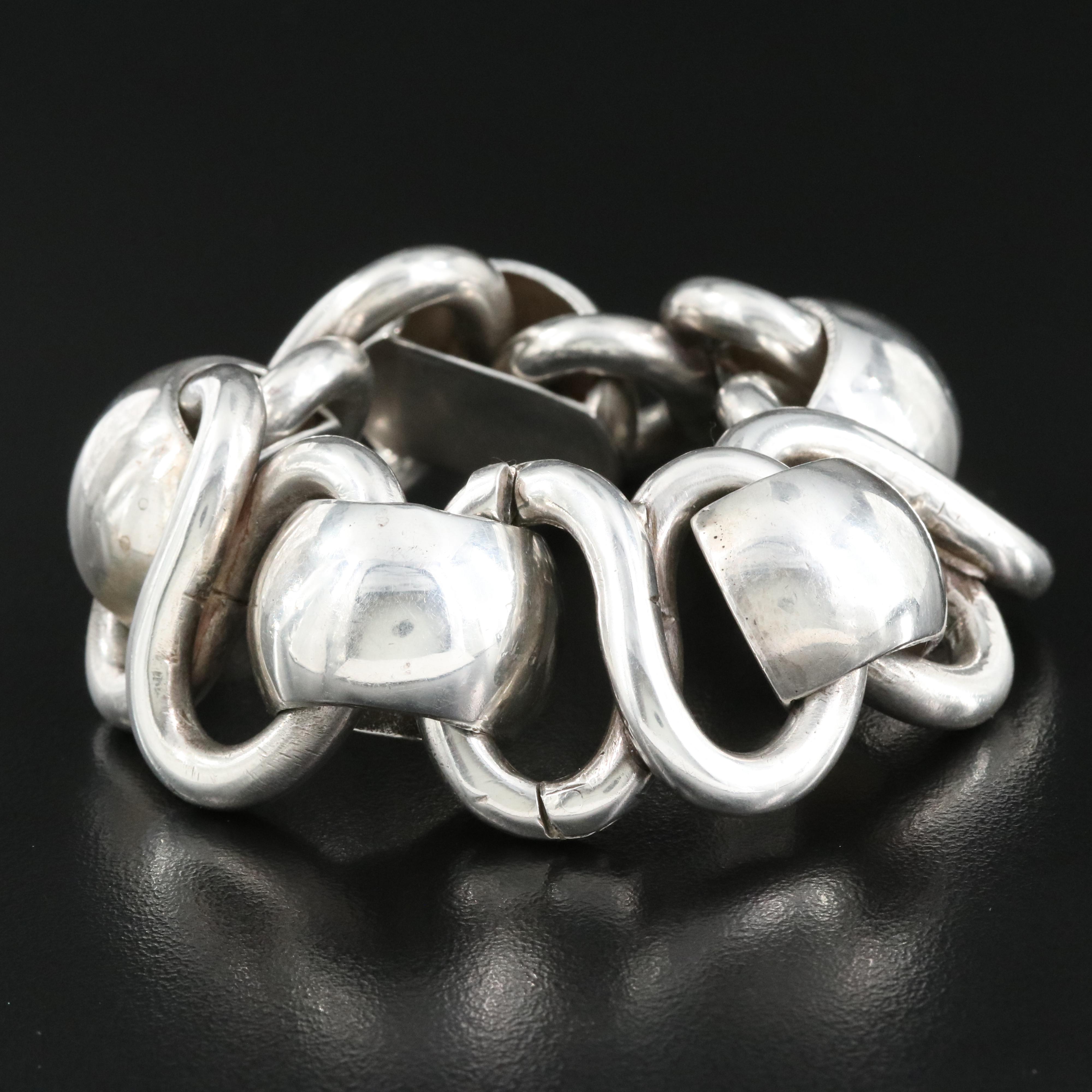Casa Prieto Mexican Modernist Sterling Bracelet