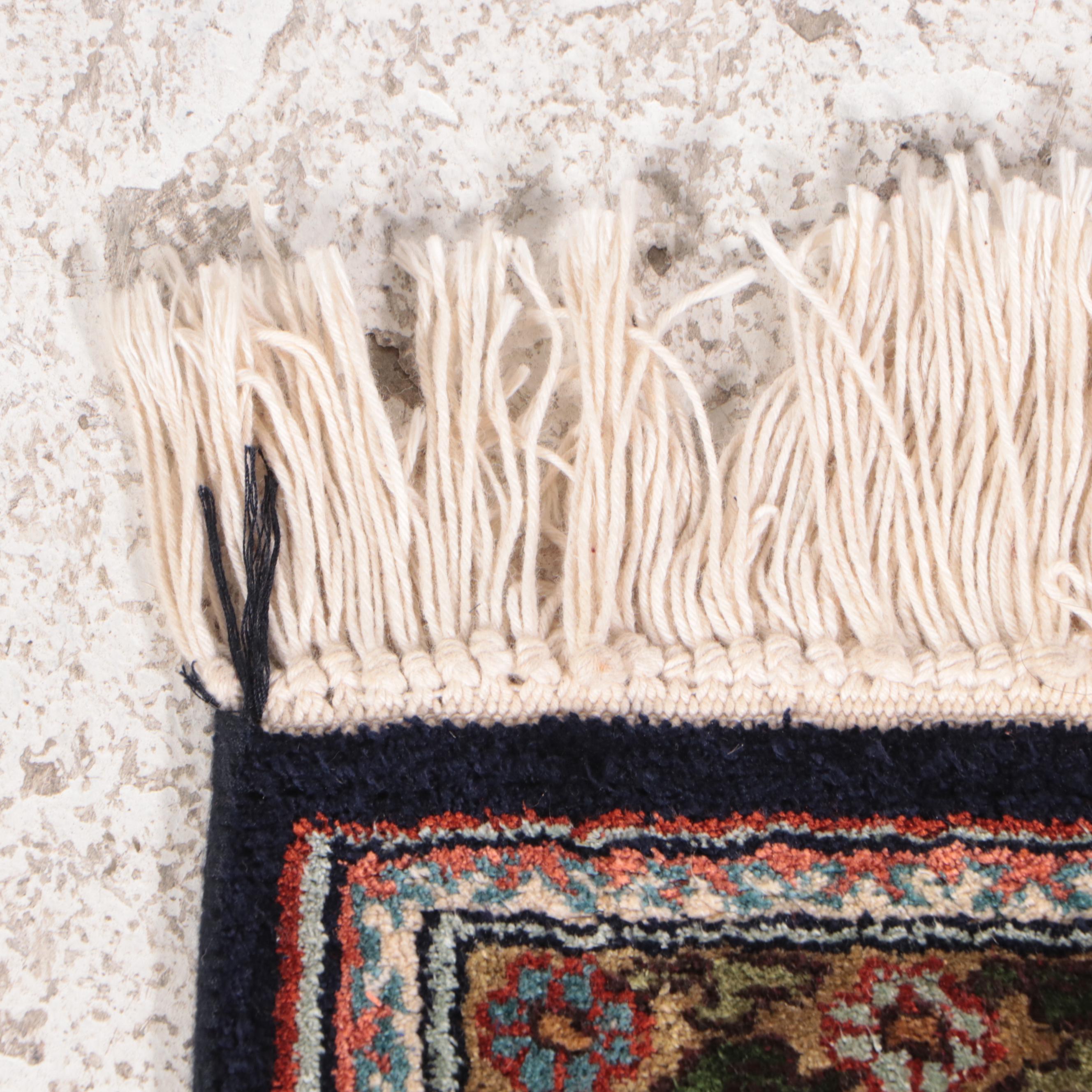 4'1 x 6'5 Hand-Knotted Turkish Hereke Area Rug