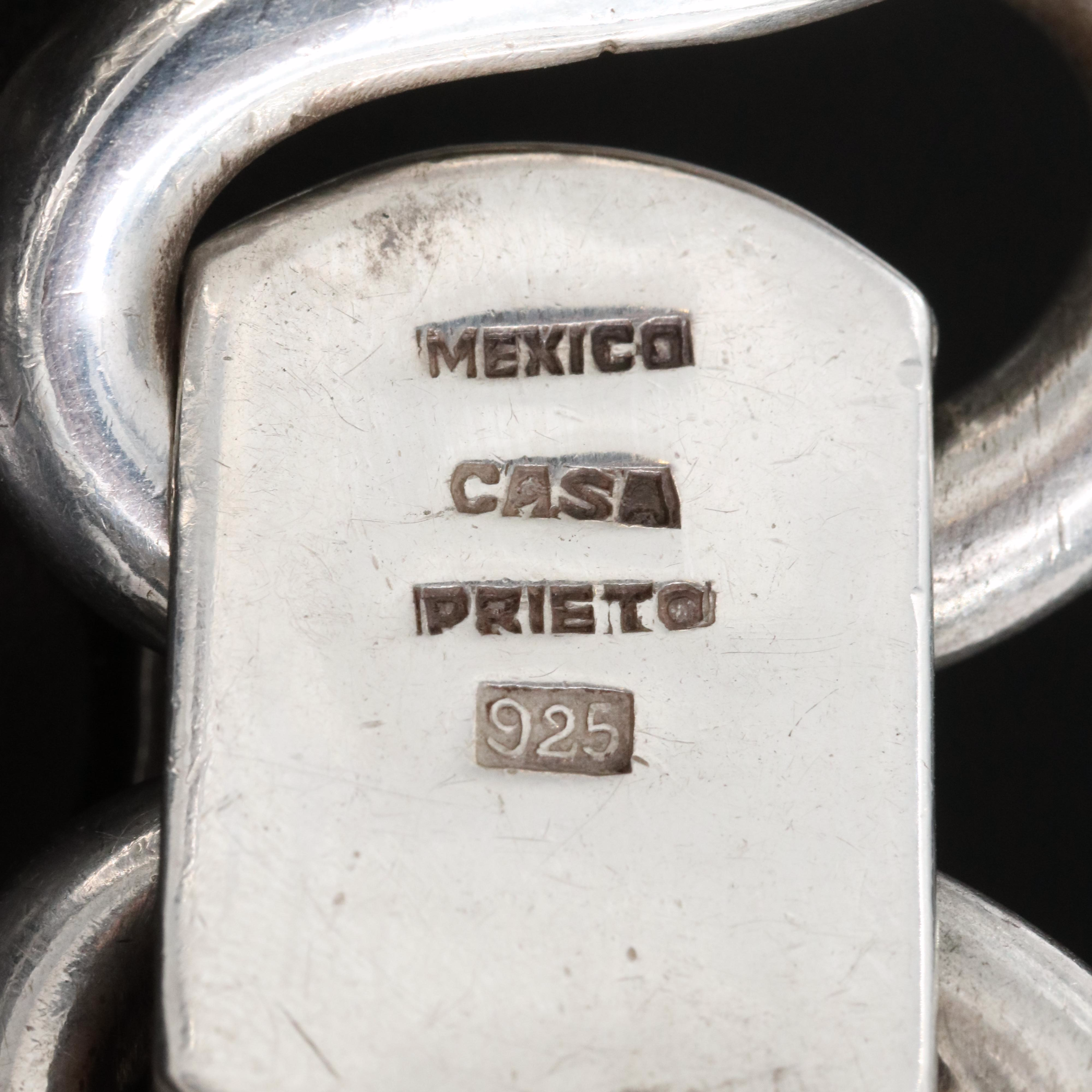 Casa Prieto Mexican Modernist Sterling Bracelet