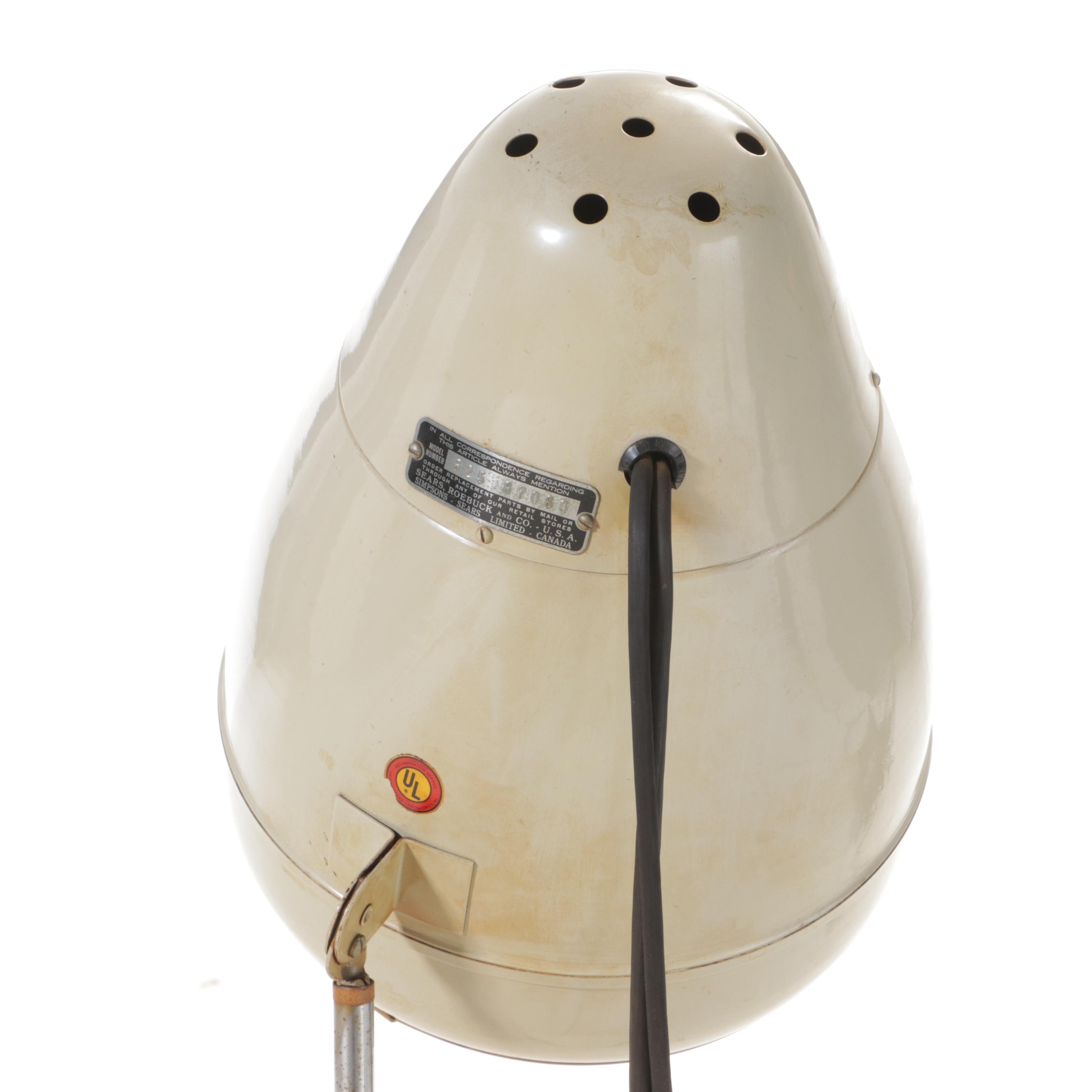 Sears, Roebuck and Co. Salon Hair Dryer with Modecraft Salon Chair