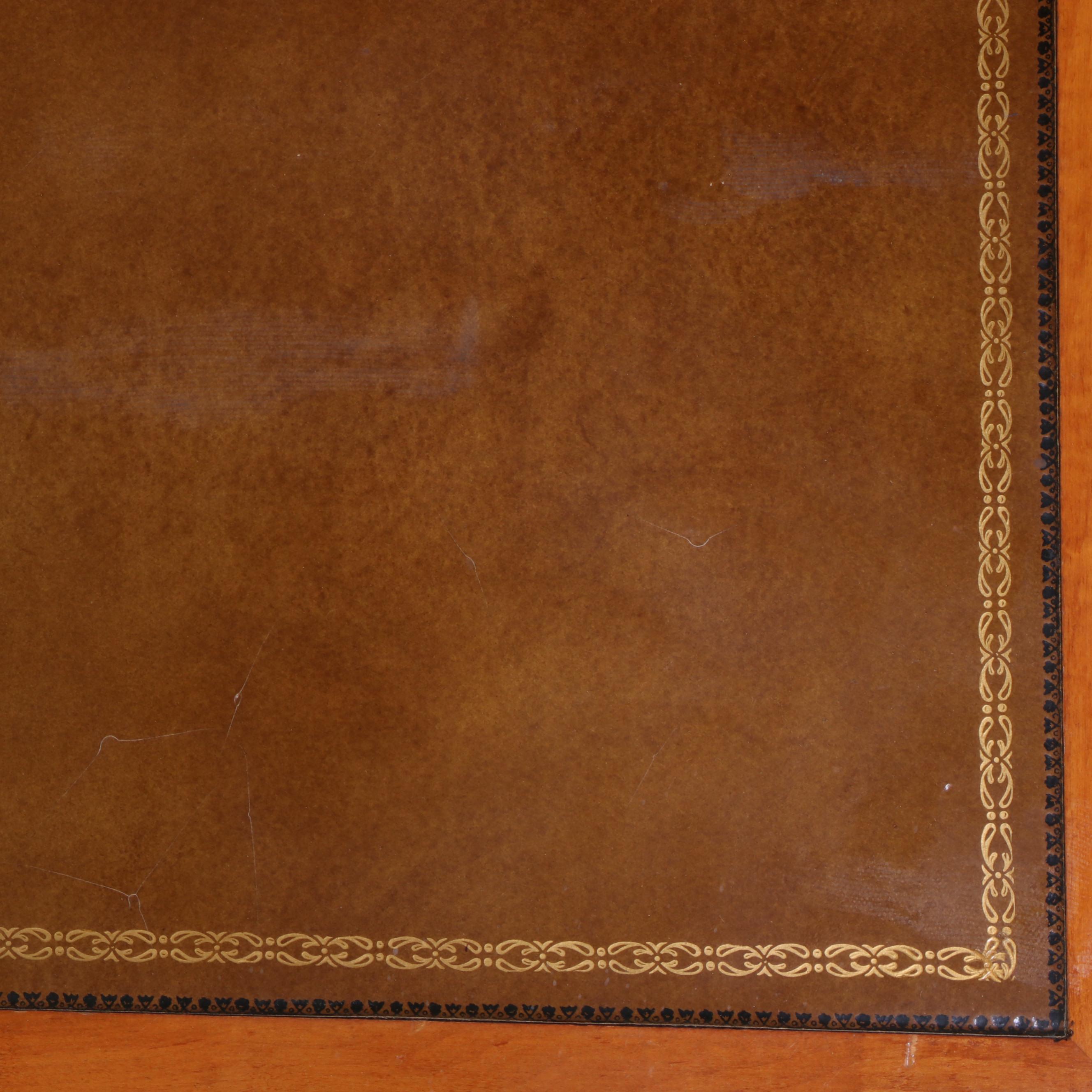 Pair of French Provinical Style Maple and Cherrywood Stepback Side Tables