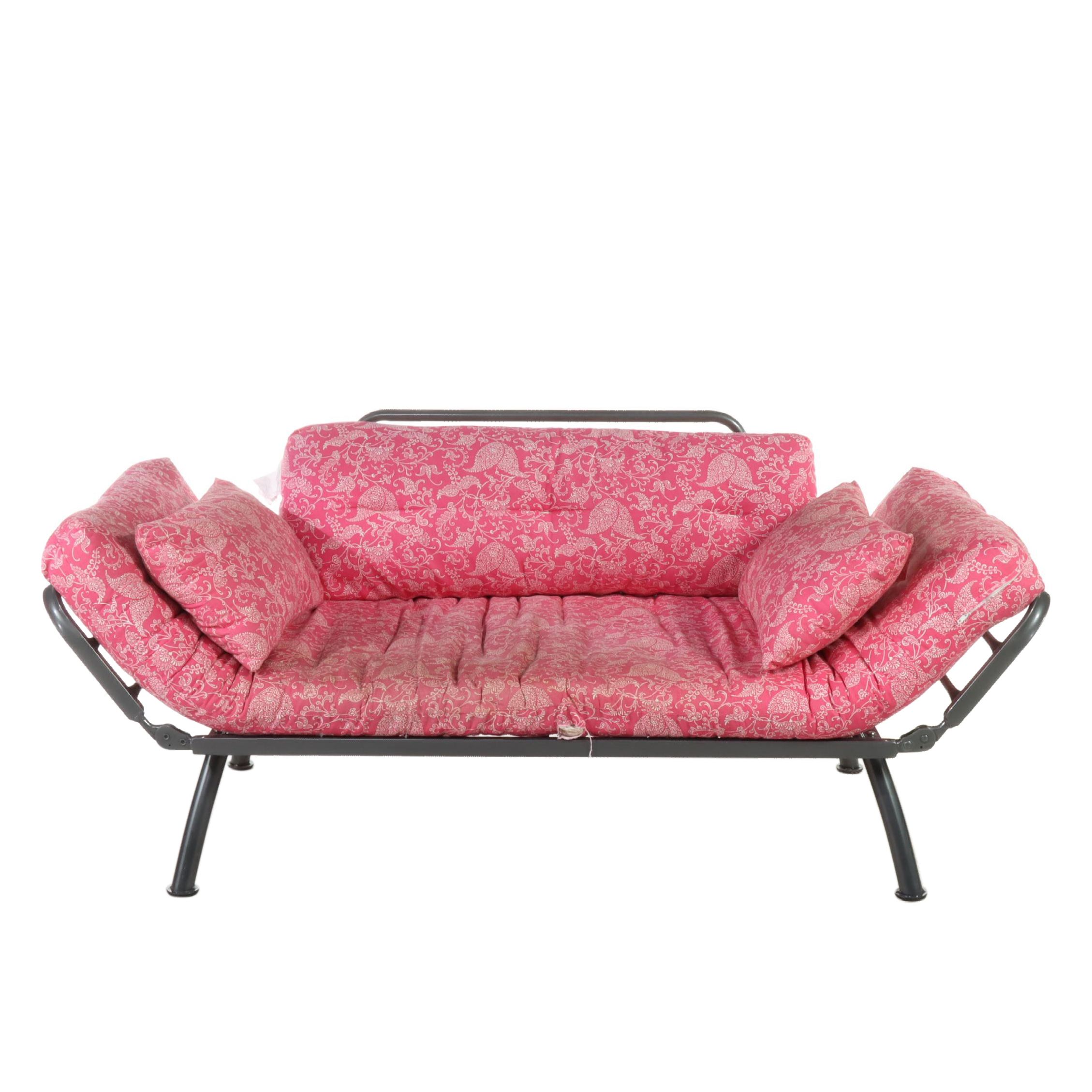 Folding Metal Settee and Daybed