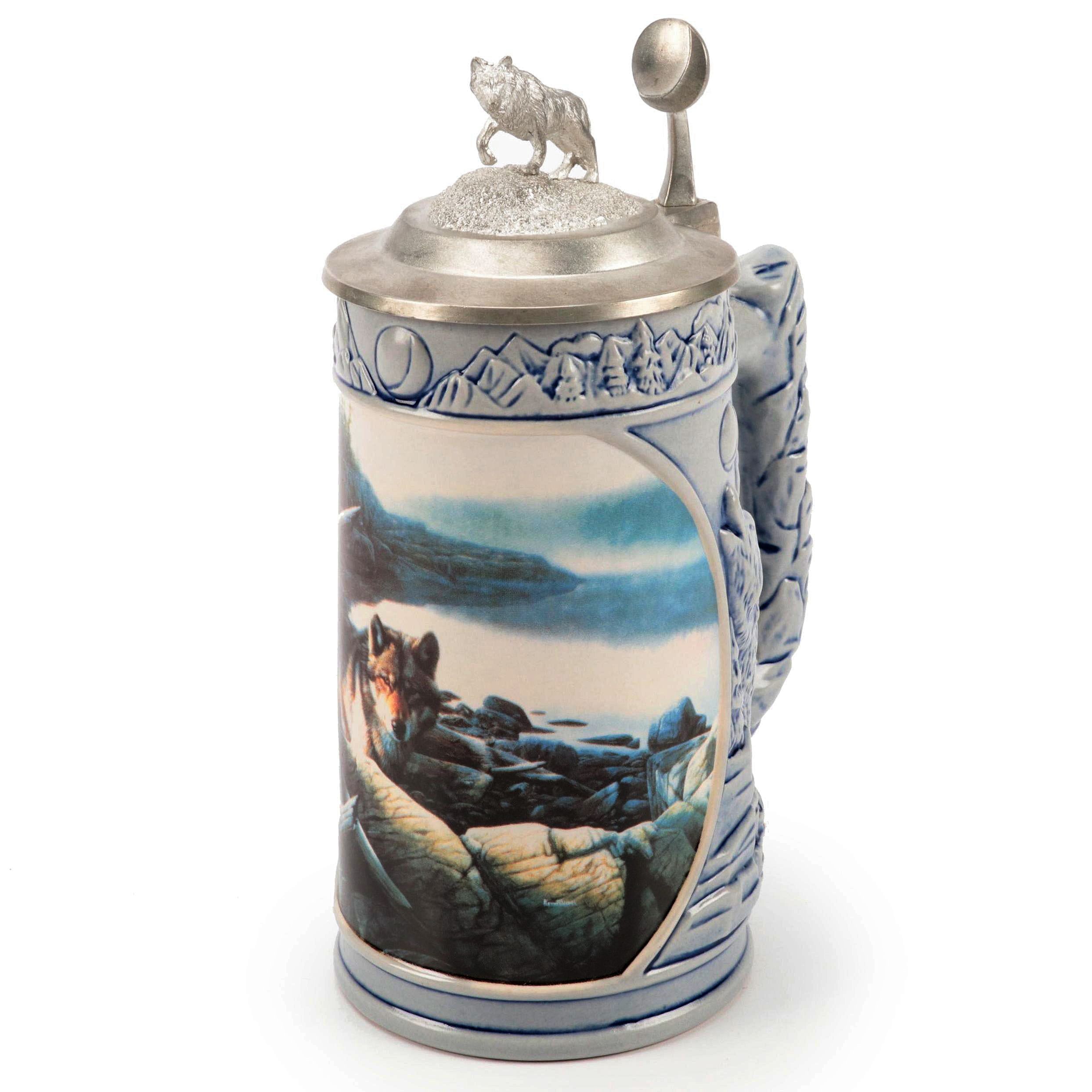 Kevin Daniel for Longton Crown "Lone Drifter" Ceramic Beer Stein