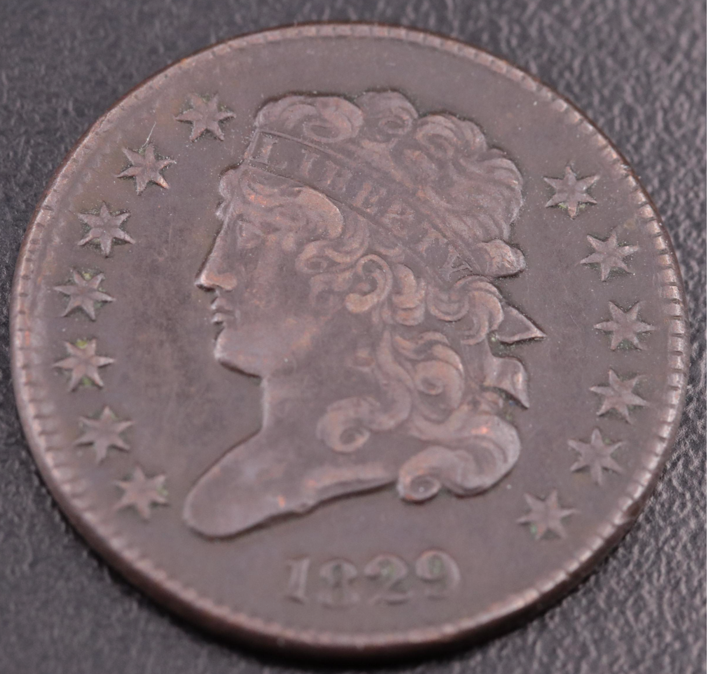 1829 United States Half Cent