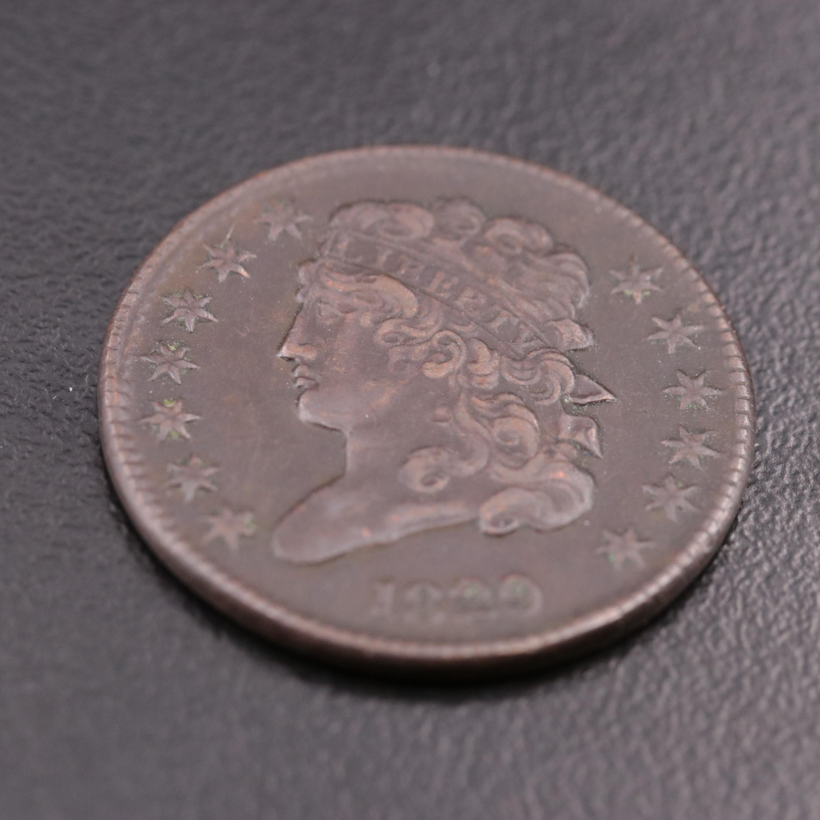 1829 United States Half Cent