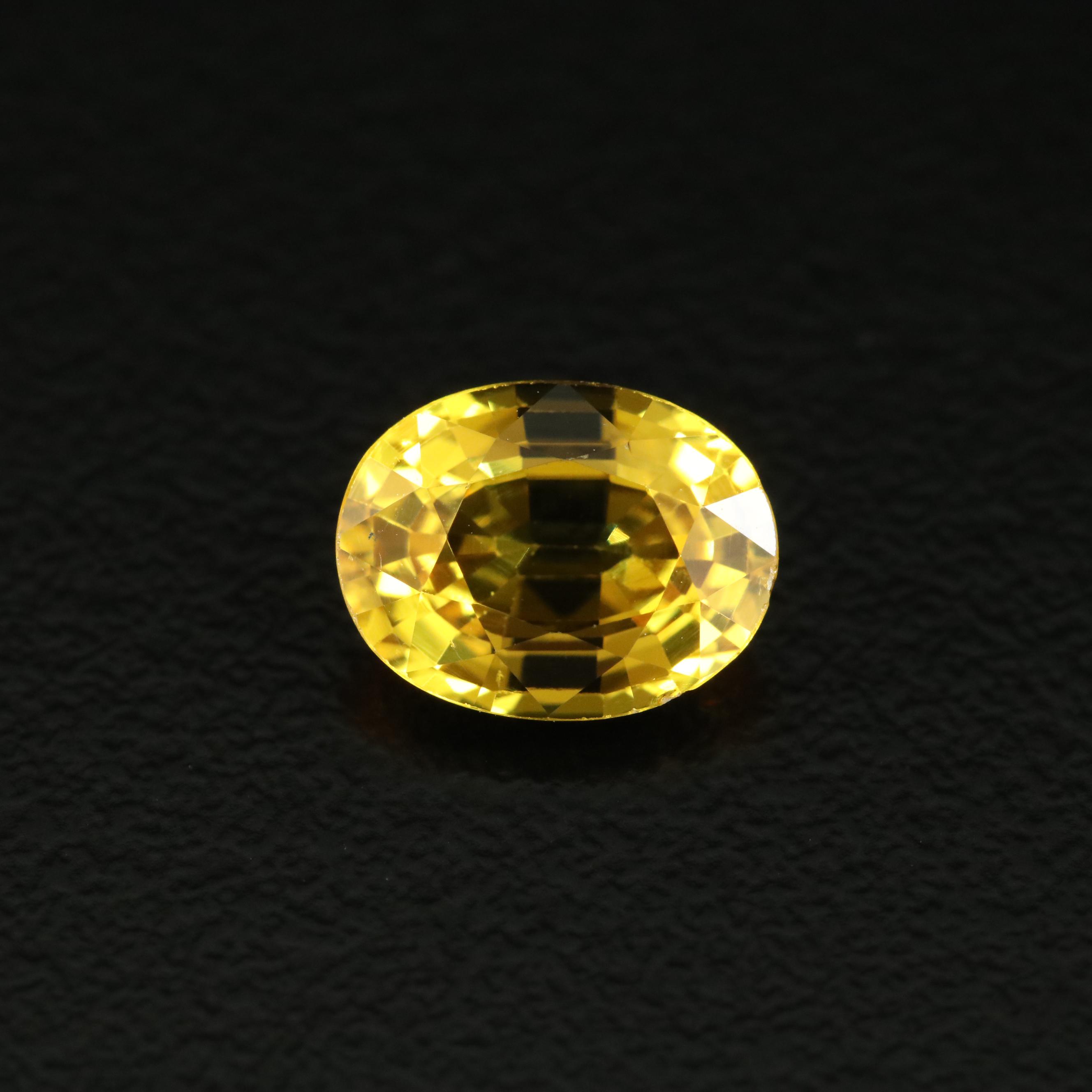 Loose 2.75 CT Lab Grown Sapphire