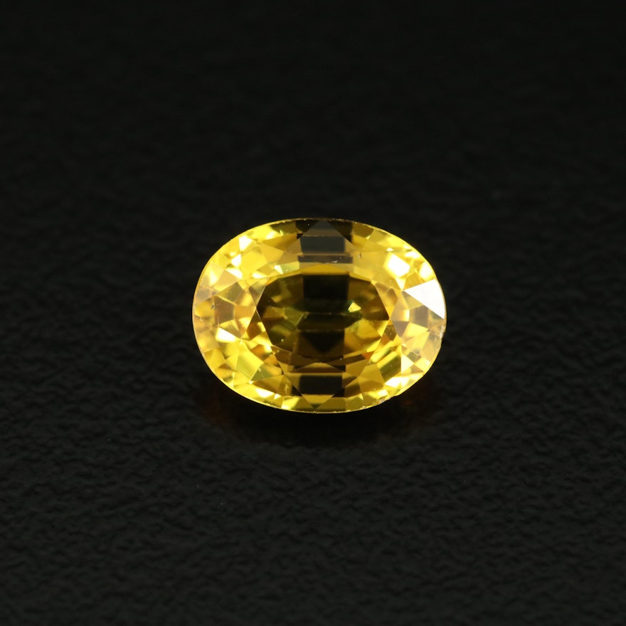 Loose 2.75 CT Lab Grown Sapphire