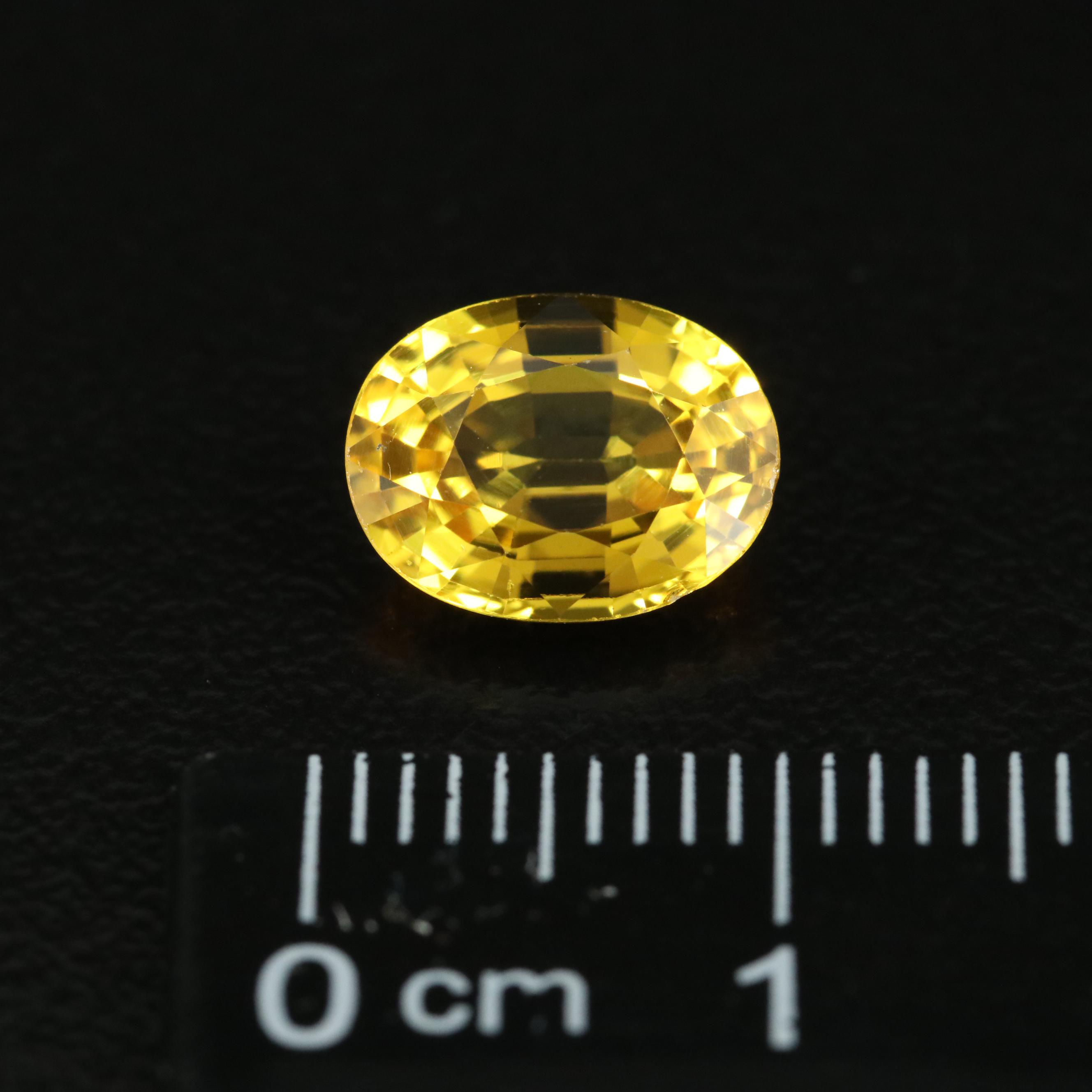 Loose 2.75 CT Lab Grown Sapphire