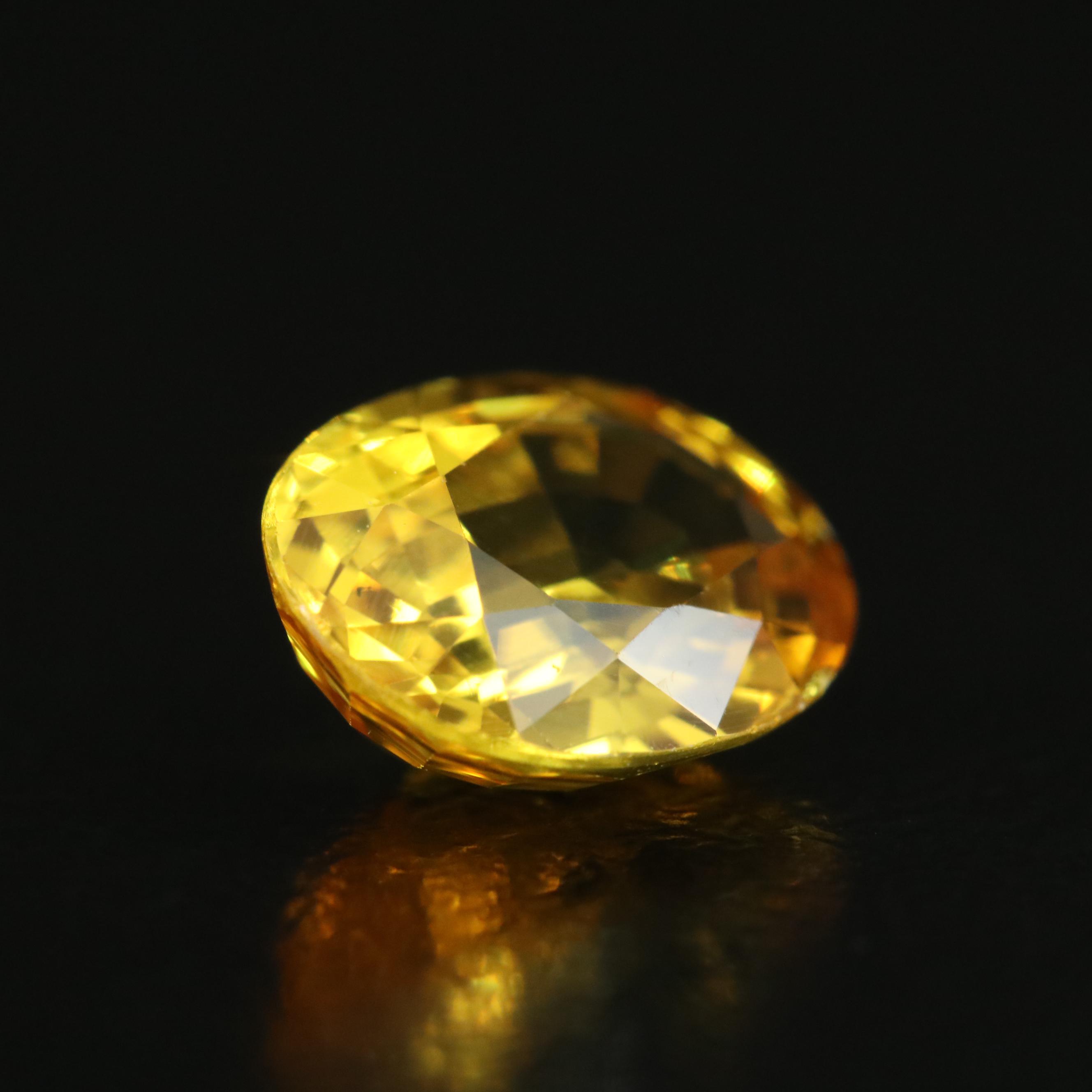 Loose 2.75 CT Lab Grown Sapphire