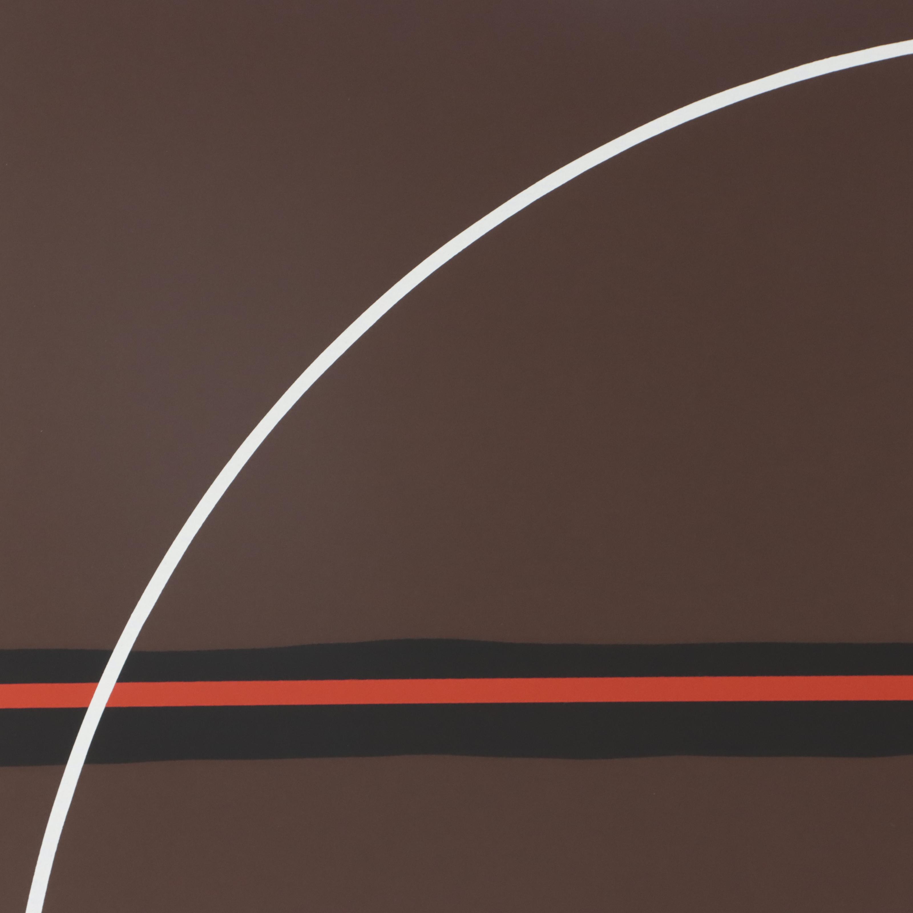 Thomas Whelan Benton Serigraph "Yellow Dunes," 1981