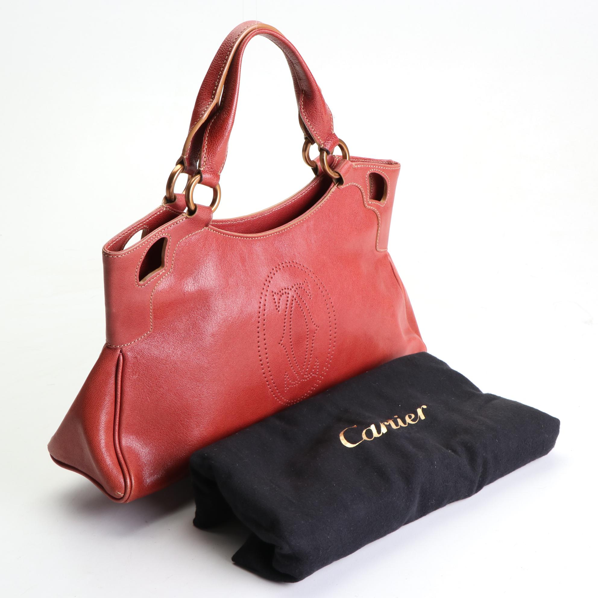 Cartier Marcello Leather Handbag