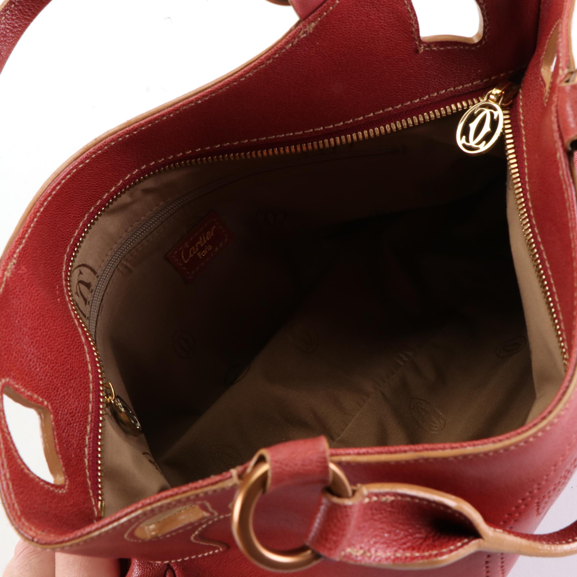Cartier Marcello Leather Handbag