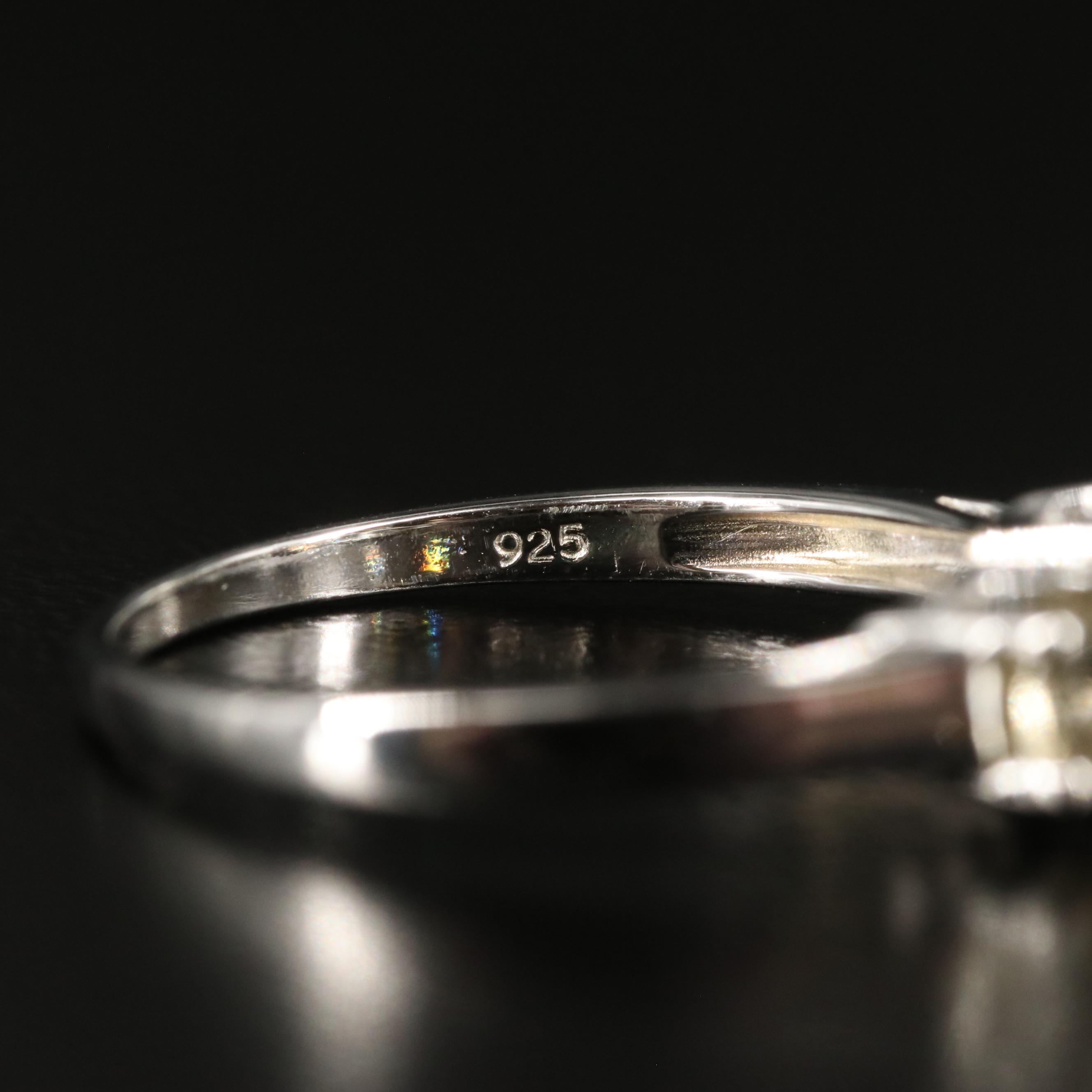 Sterling Citrine Ring