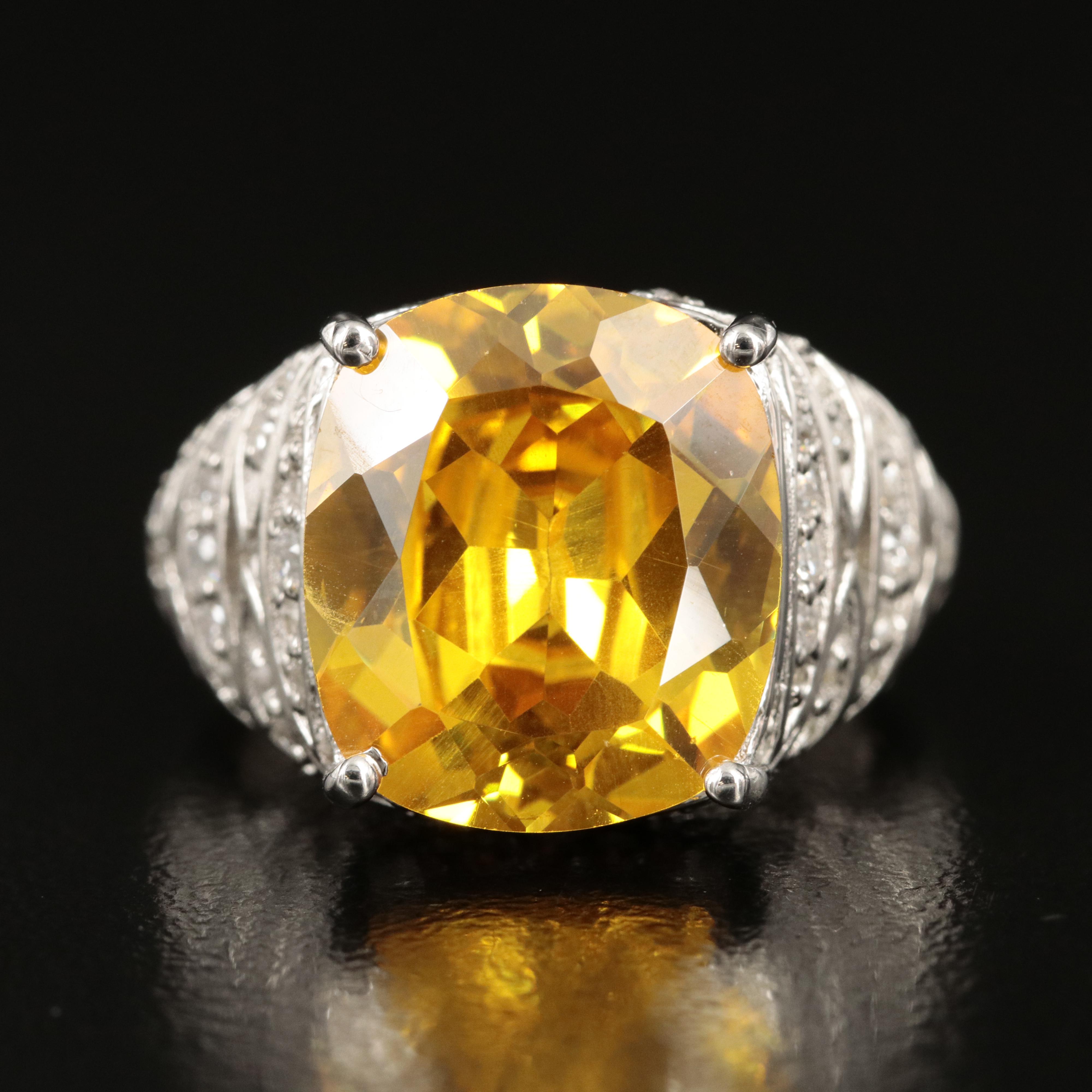 Sterling Cubic Zirconia Ring