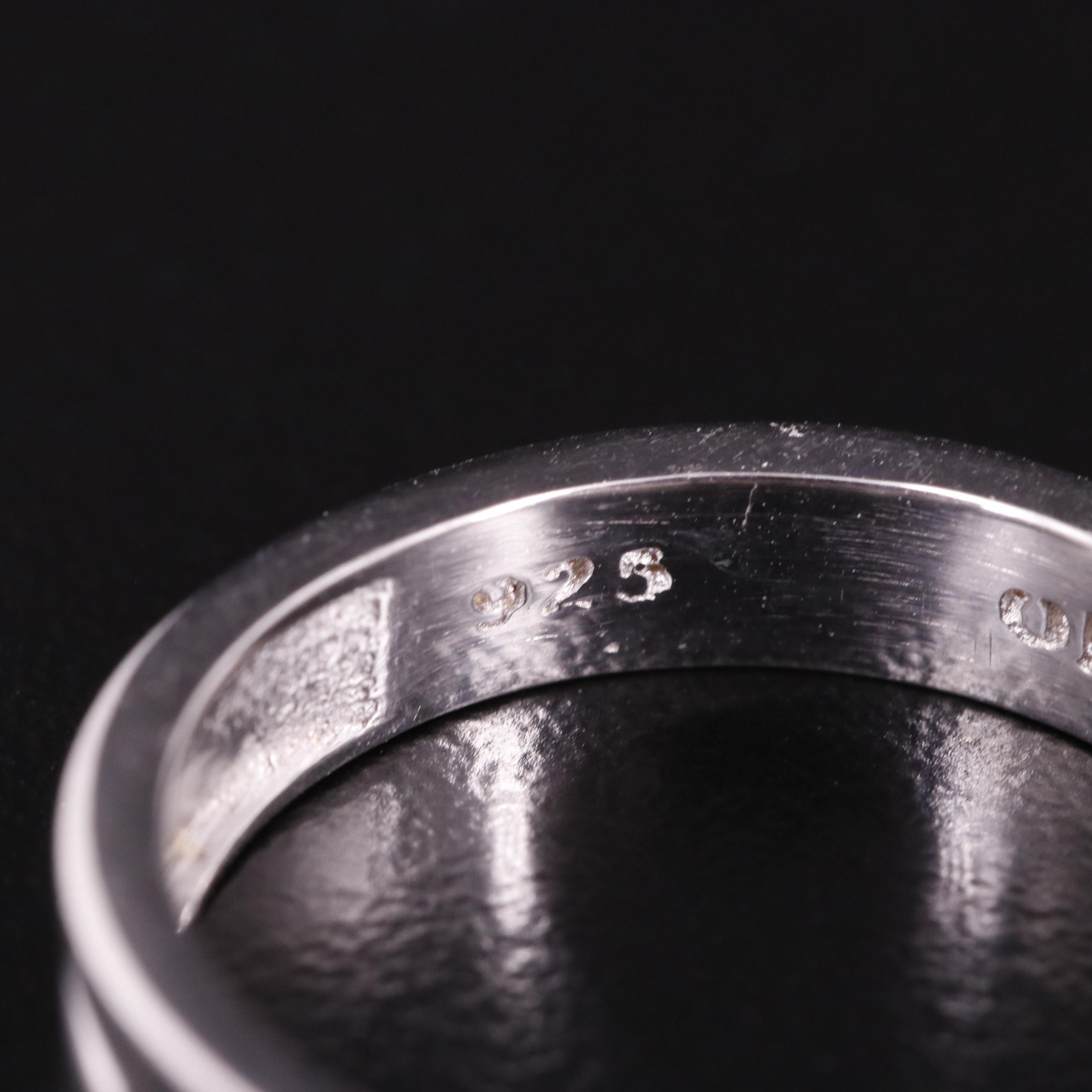 Sterling Filled Corundum Band