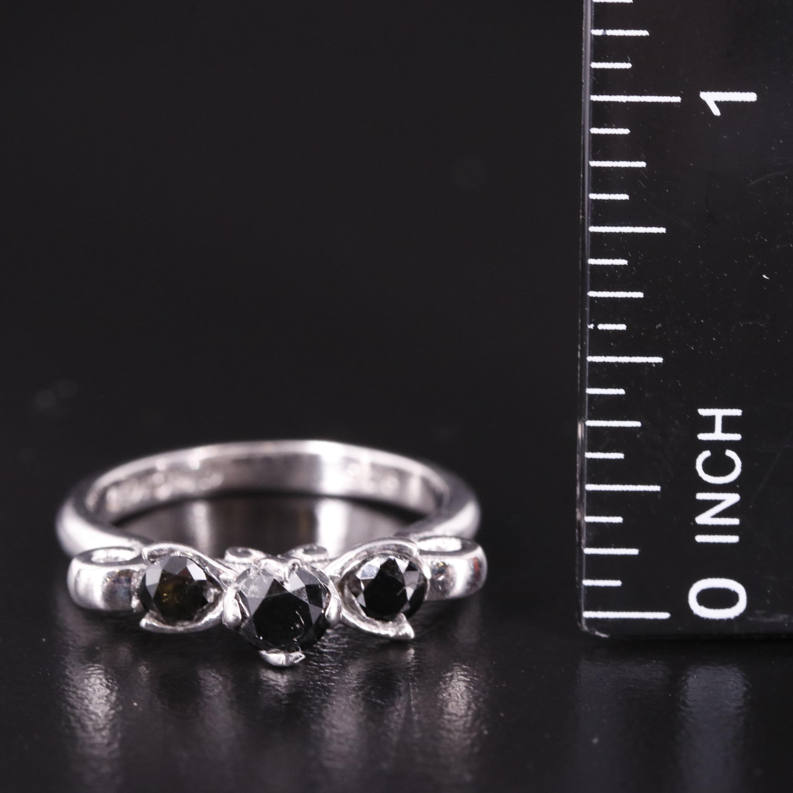 Sterling Diamond Ring