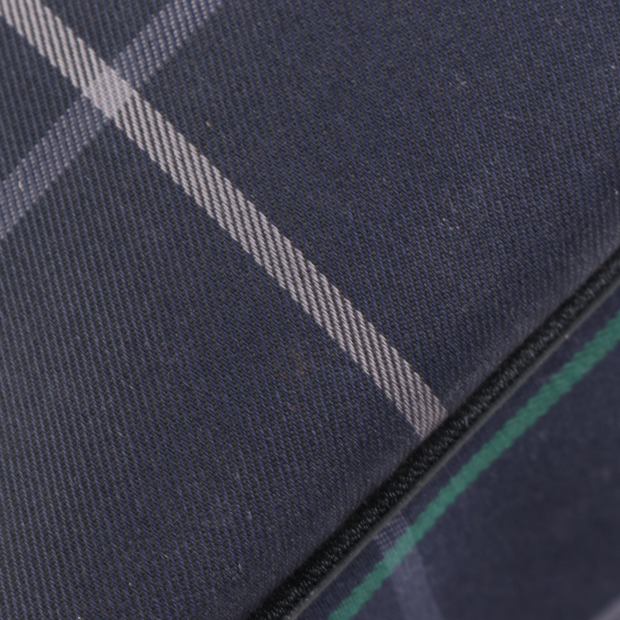 Burberry Shoulder Bag in Plaid Canvas and Leather