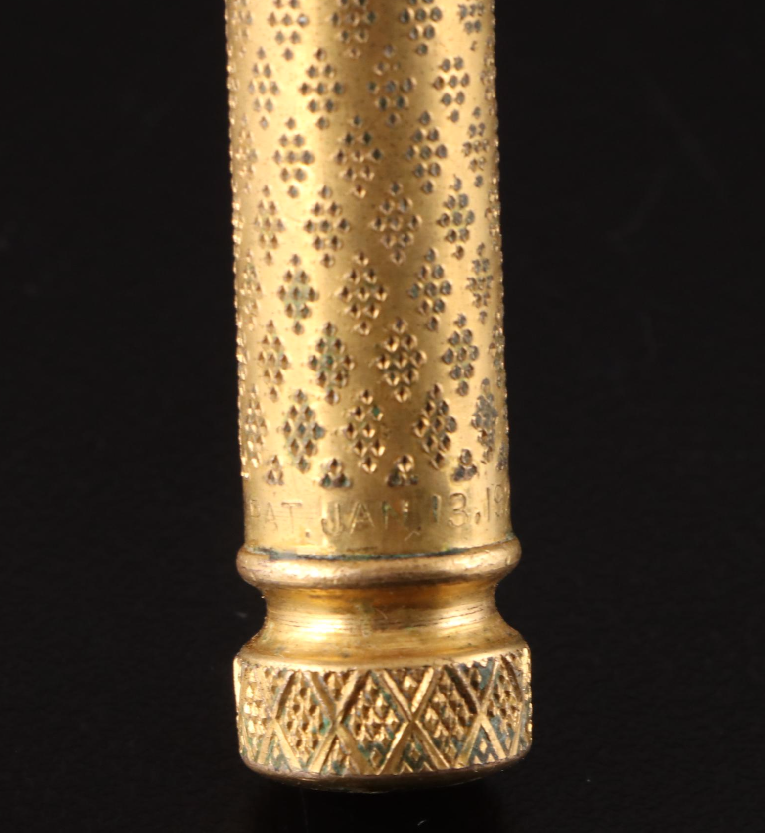 Elgin American Sterling Silver Compact with Gillette Razor and Blades