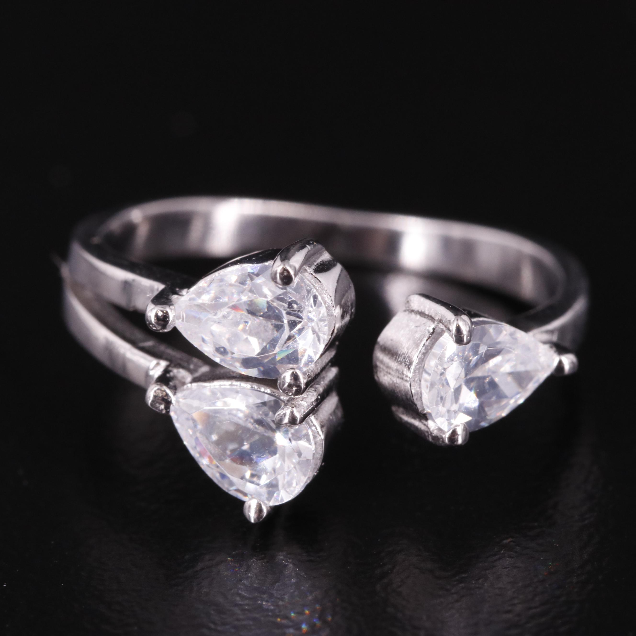 Sterling Cubic Zirconia Ring