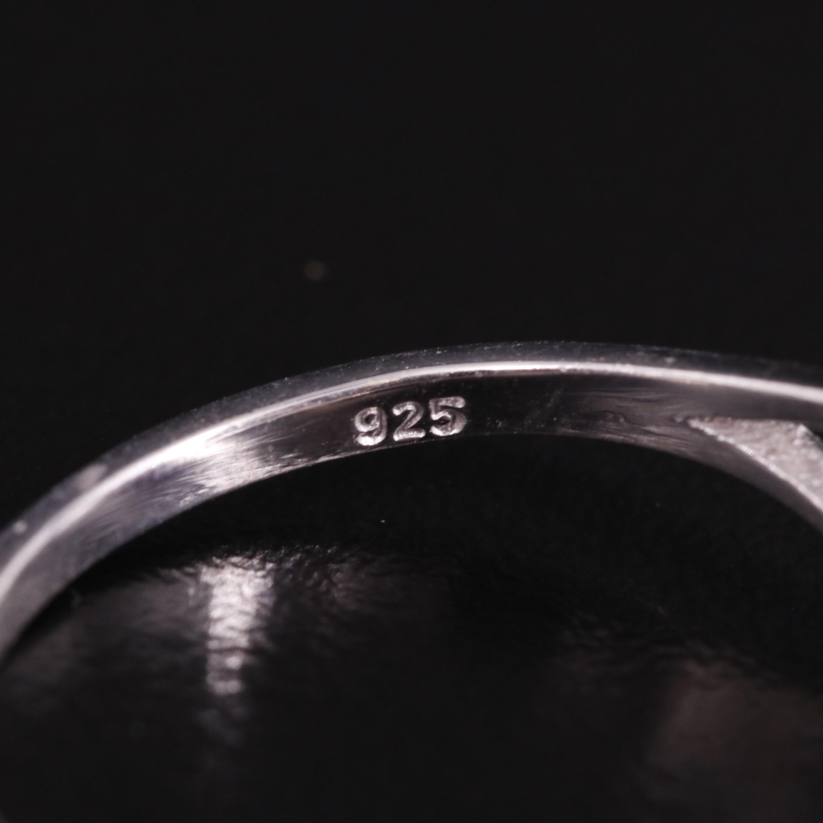 Sterling Filled Corundum Ring