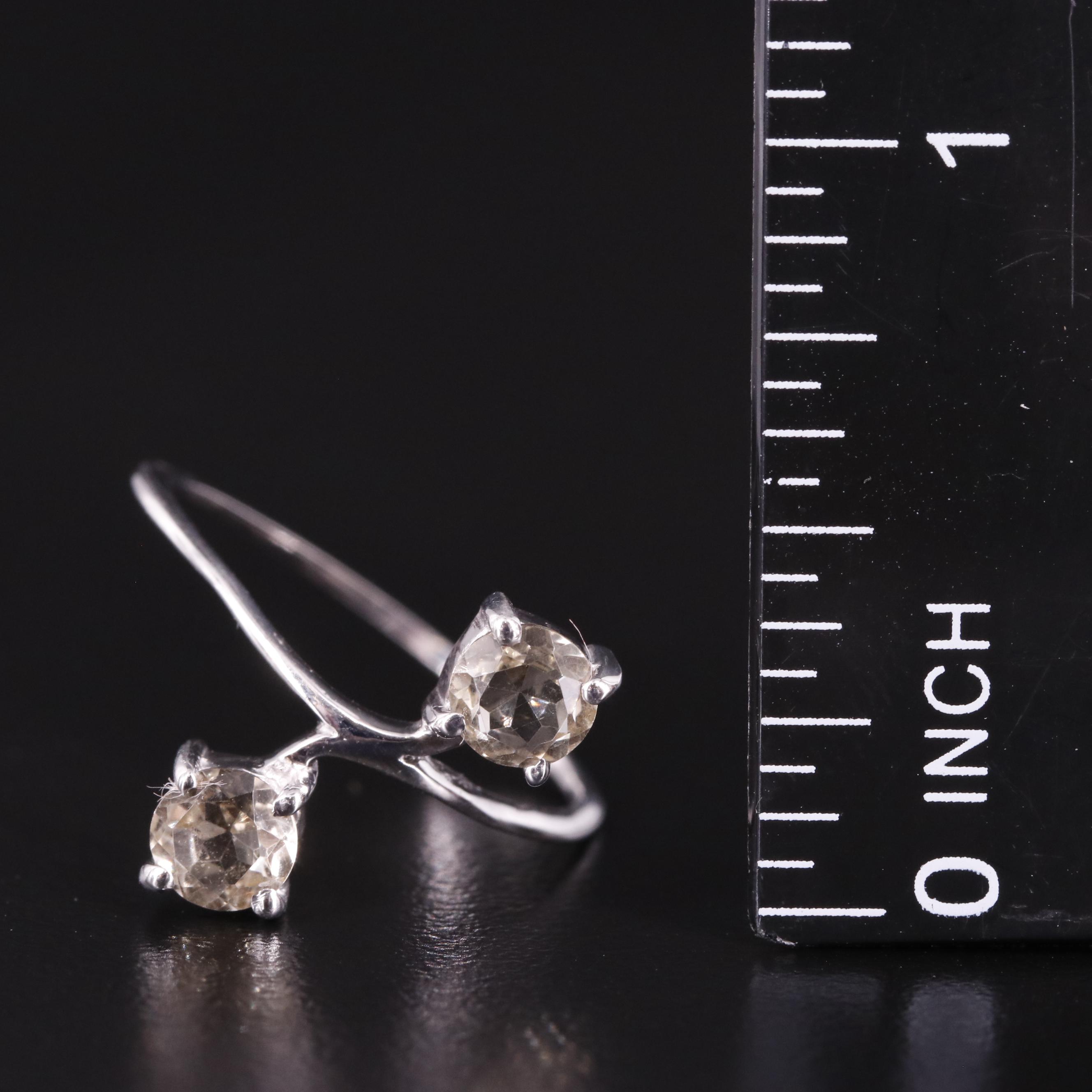 Sterling Smoky Quarts Ring Jacket