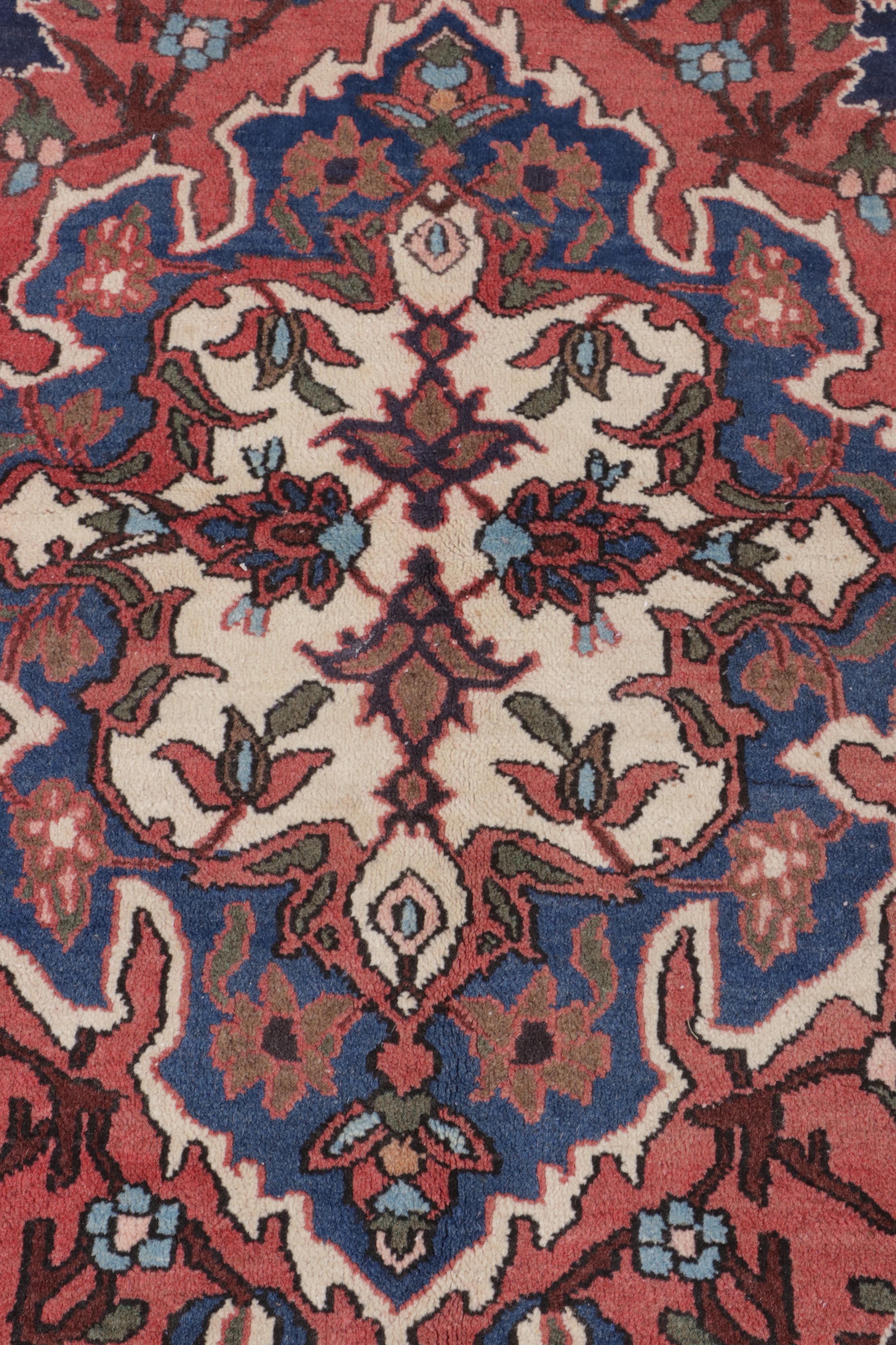 4'10 x 6'11 Hand-Knotted Persian Isfahan Najafabad Area Rug