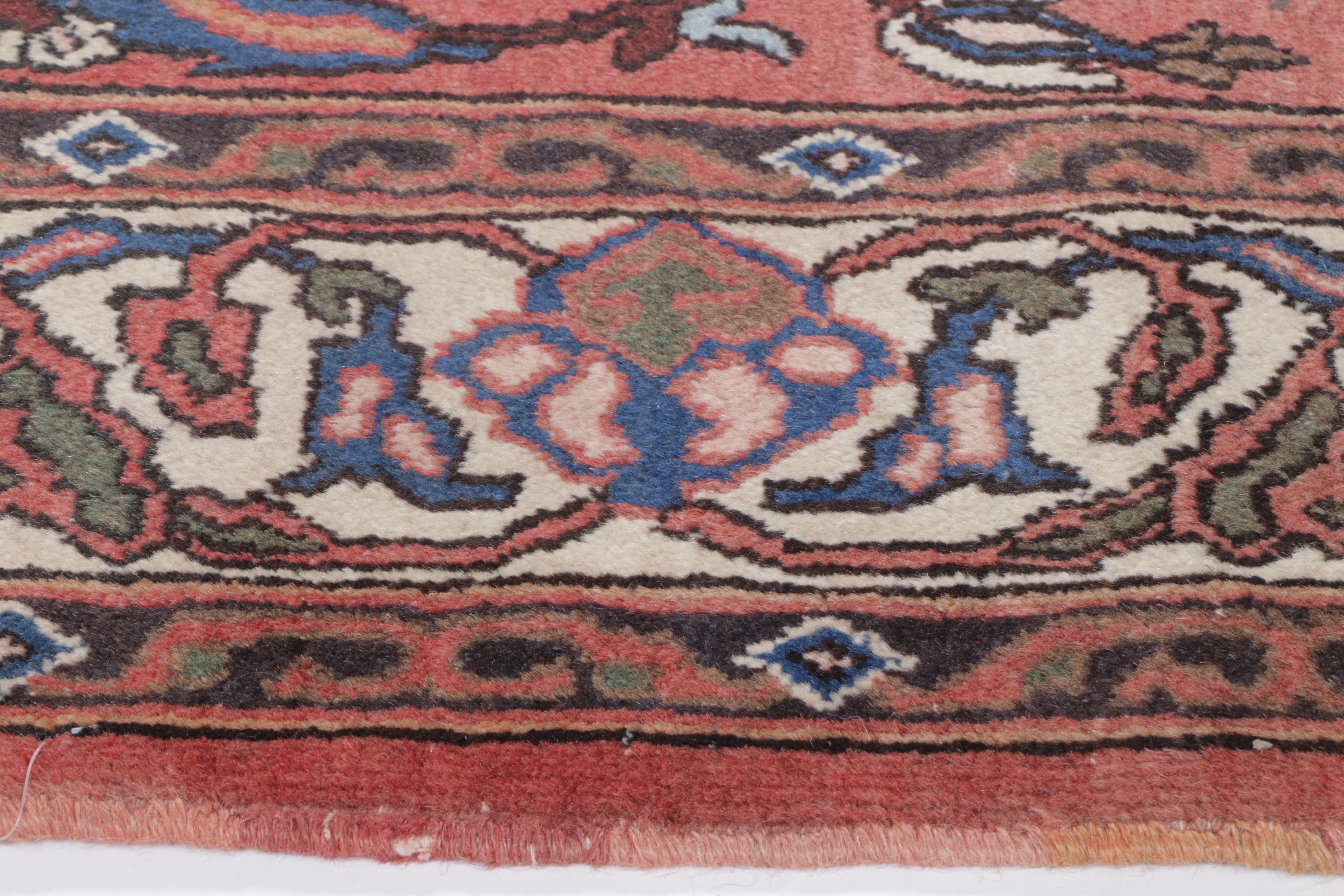 4'10 x 6'11 Hand-Knotted Persian Isfahan Najafabad Area Rug