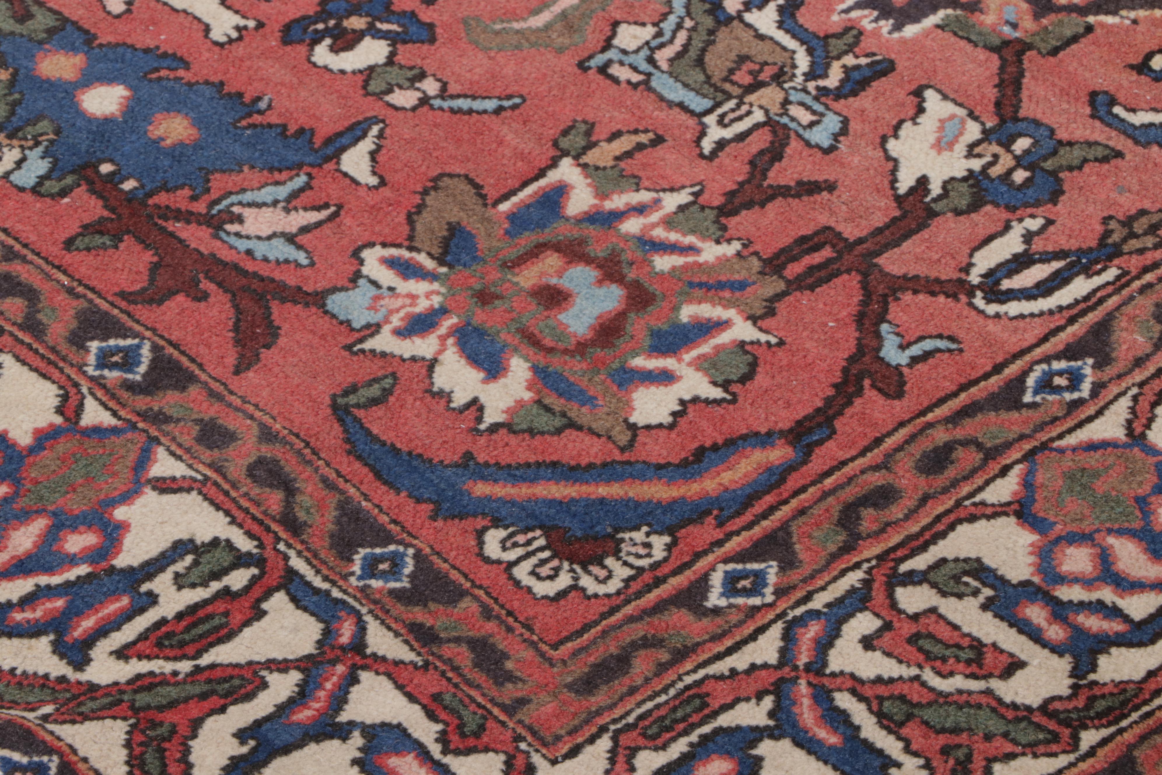 4'10 x 6'11 Hand-Knotted Persian Isfahan Najafabad Area Rug