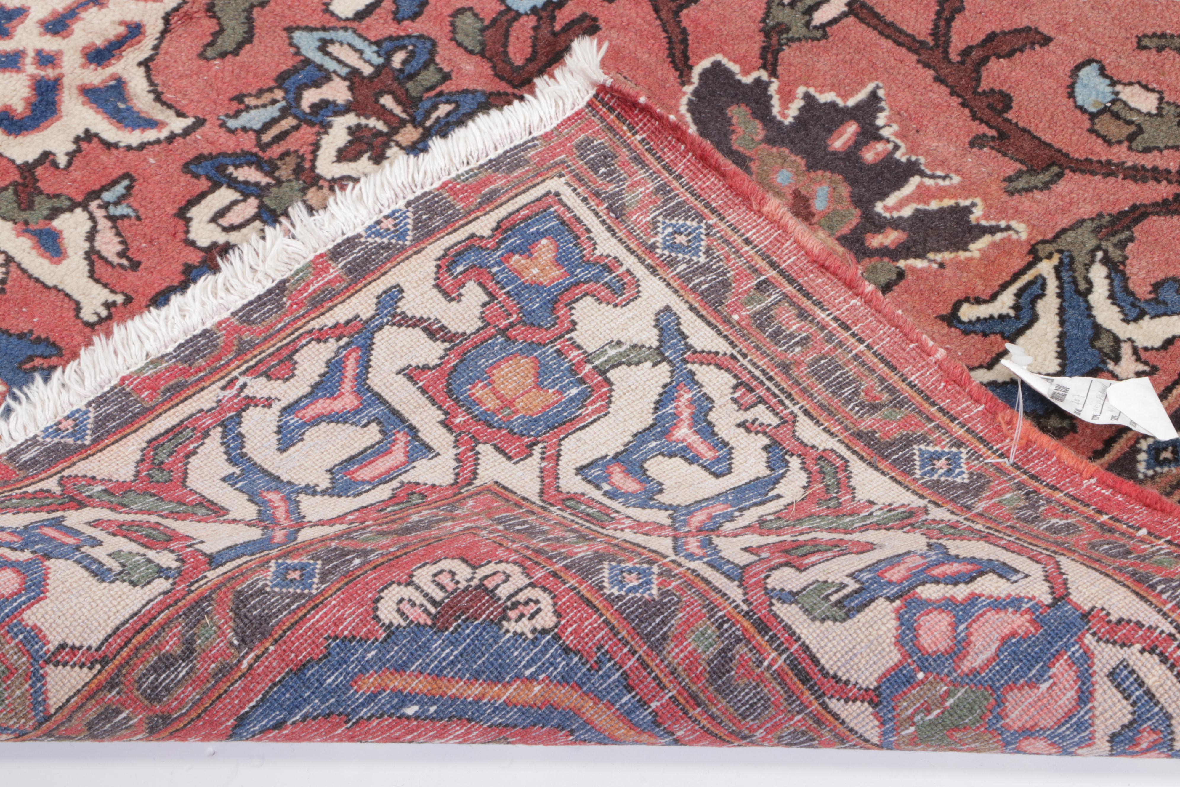 4'10 x 6'11 Hand-Knotted Persian Isfahan Najafabad Area Rug