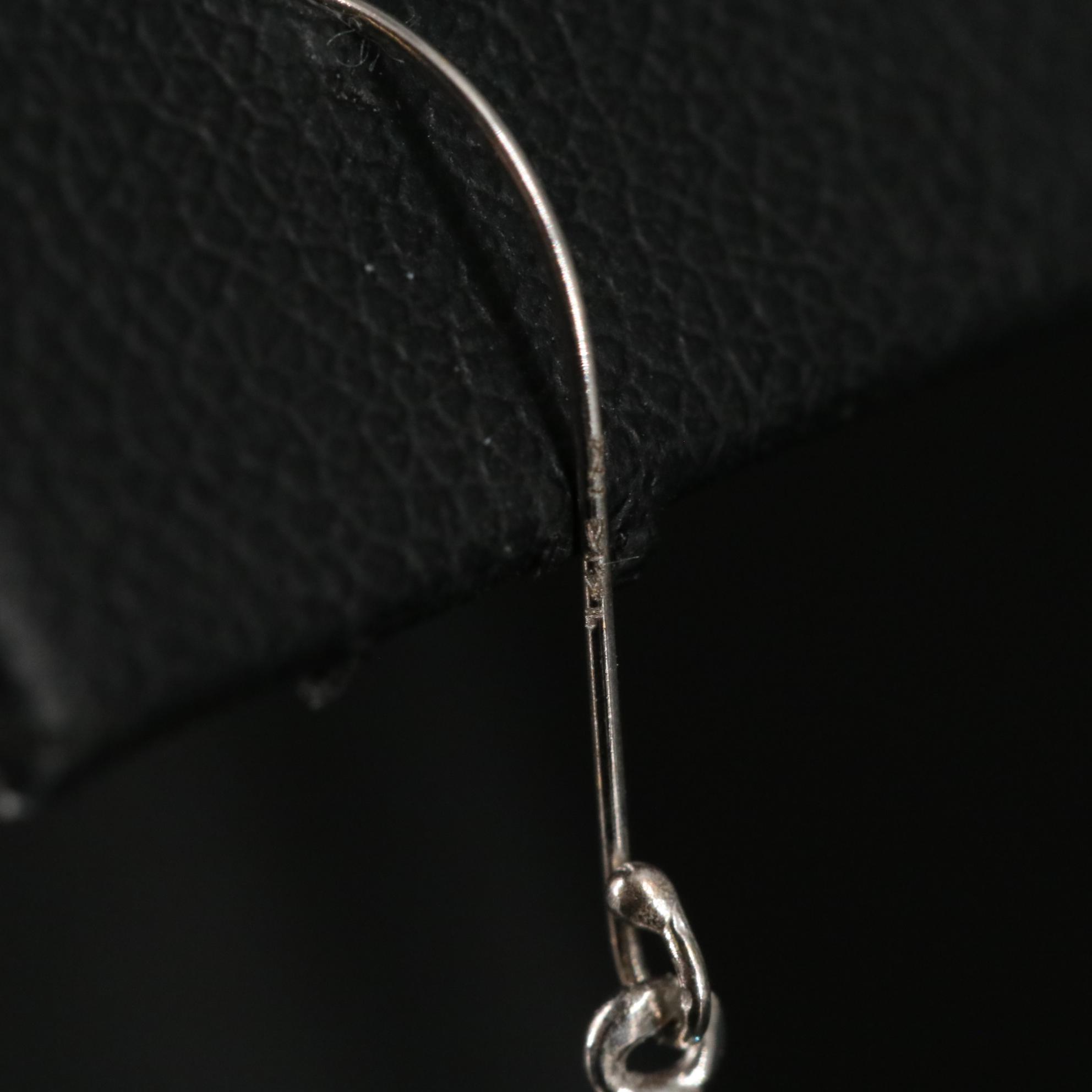 14K Oval Blue Topaz Drop Earrings