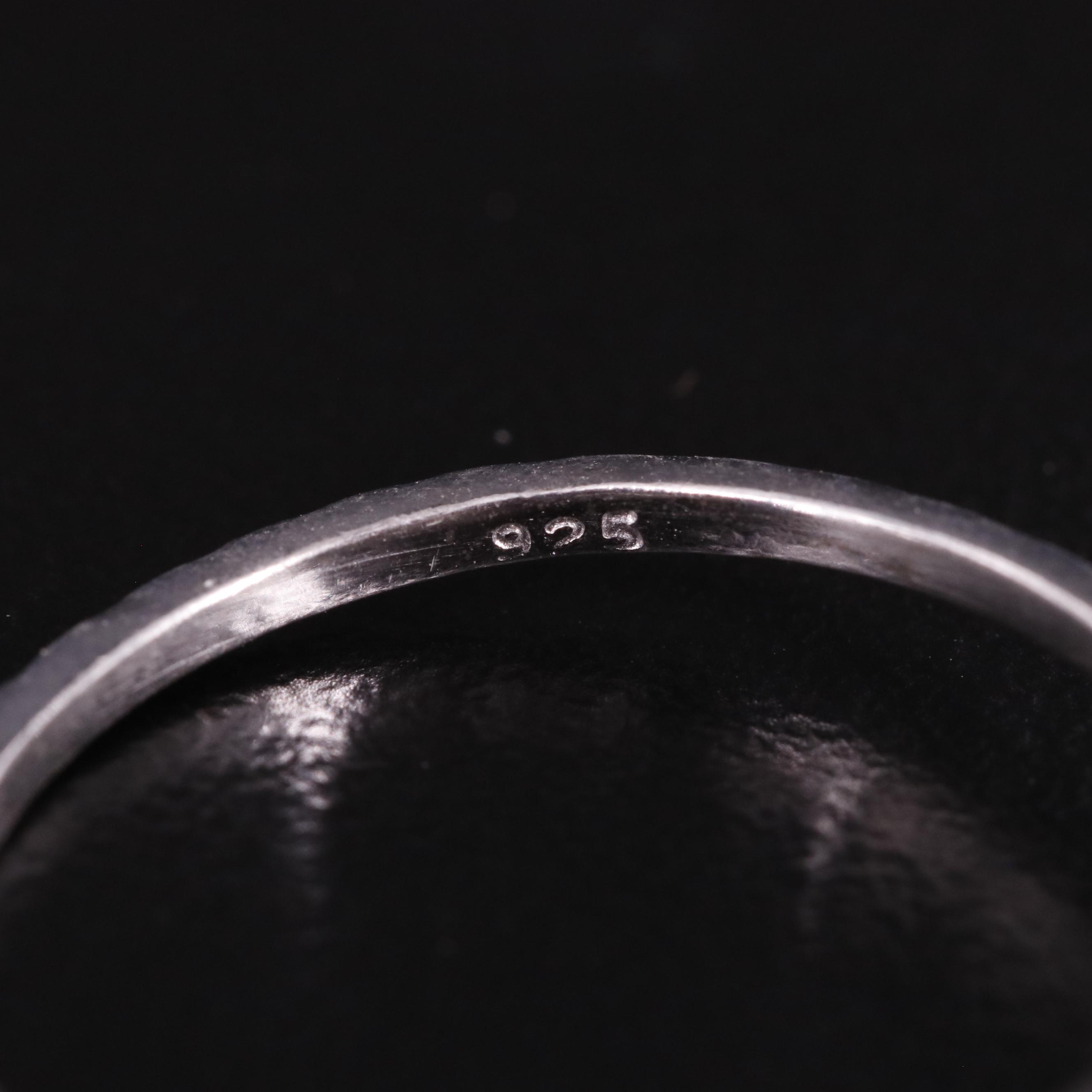 Sterling Oval Citrine Ring