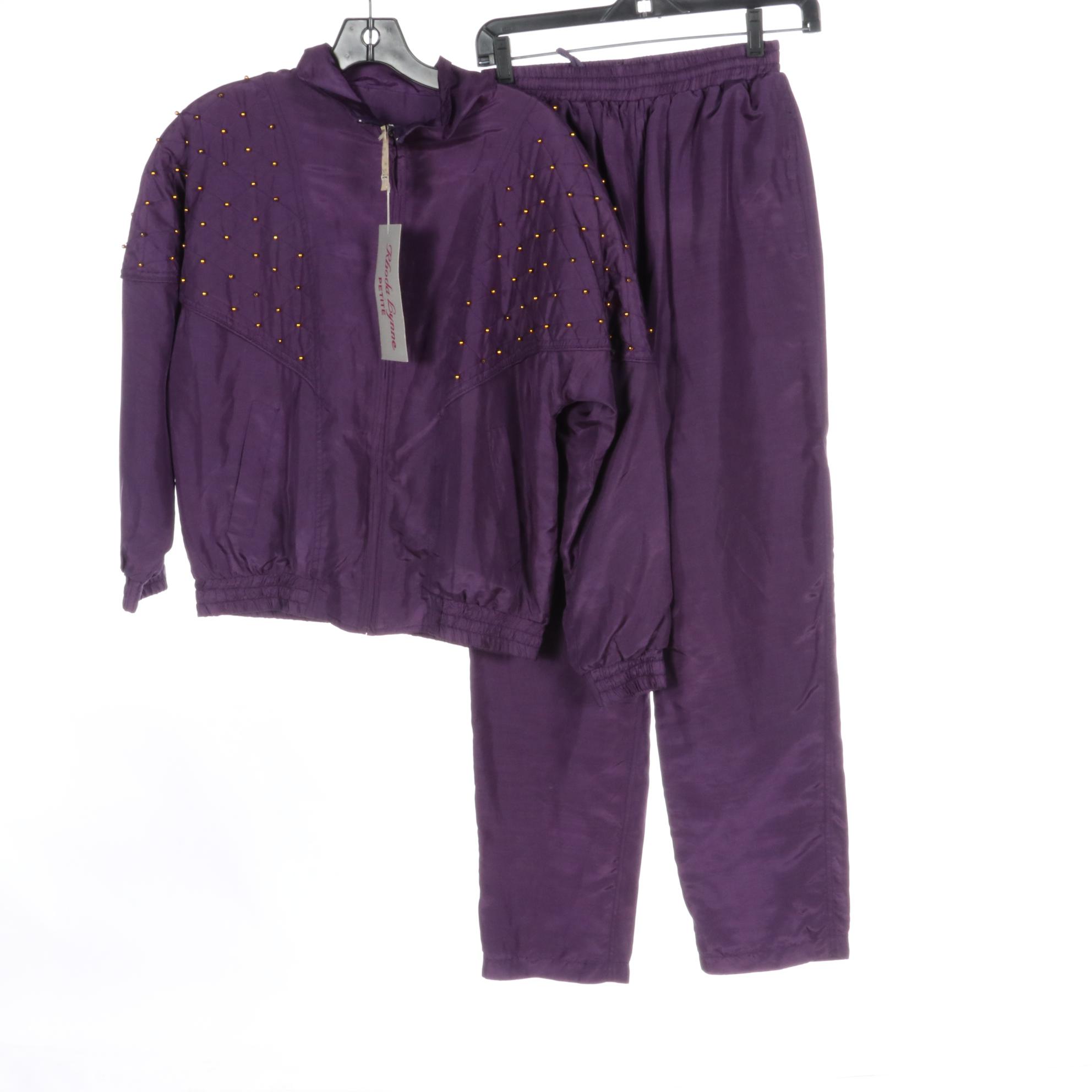 Rhoda Lynne Silk Tracksuit, Liz Claiborne Denim Jacket, and More