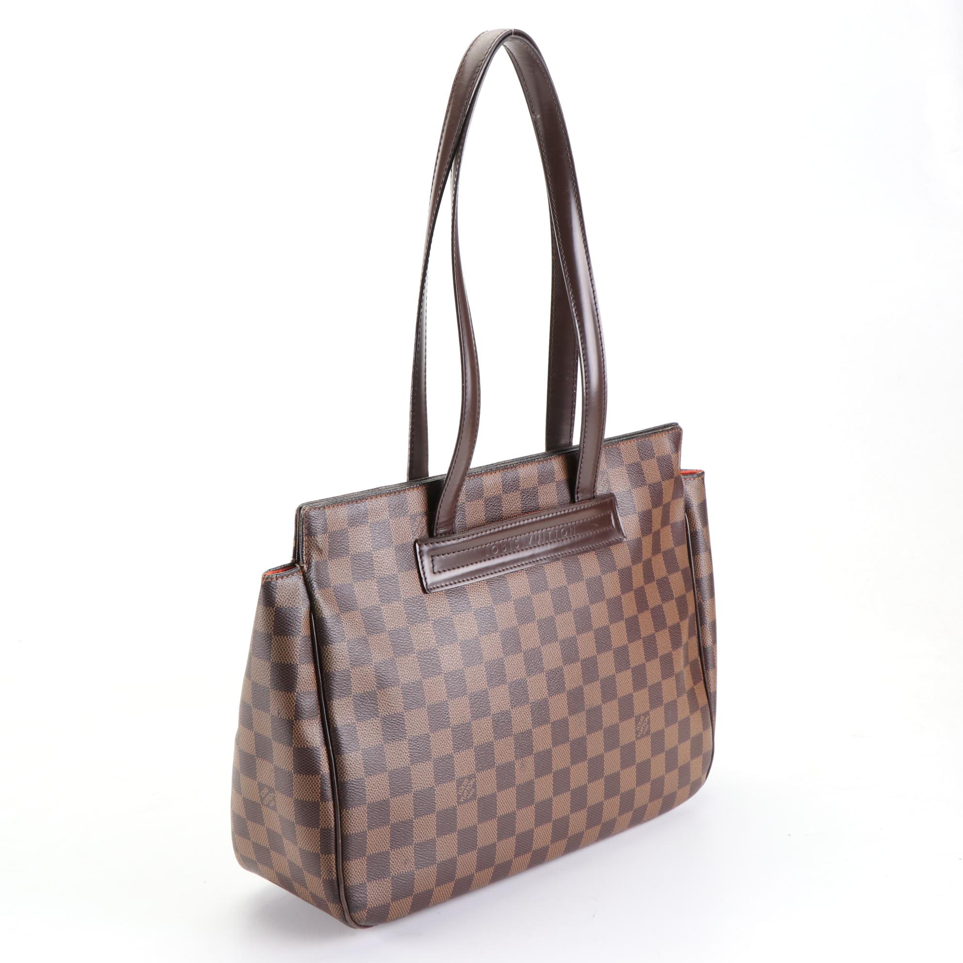 Louis Vuitton Parioli PM Bag in Damier Ebene Canvas
