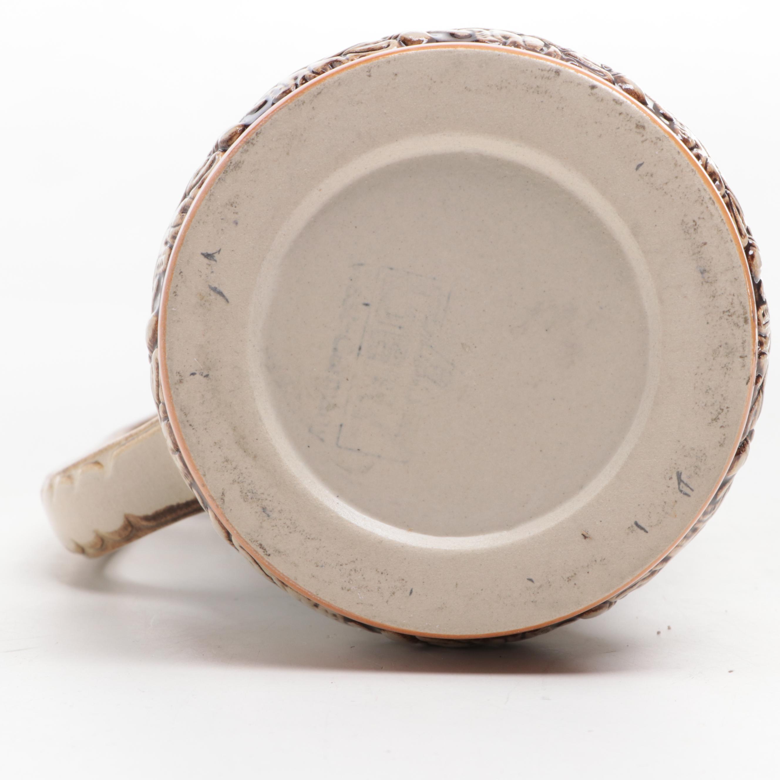 Gerz Duck Themed Ceramic German Beer Stein