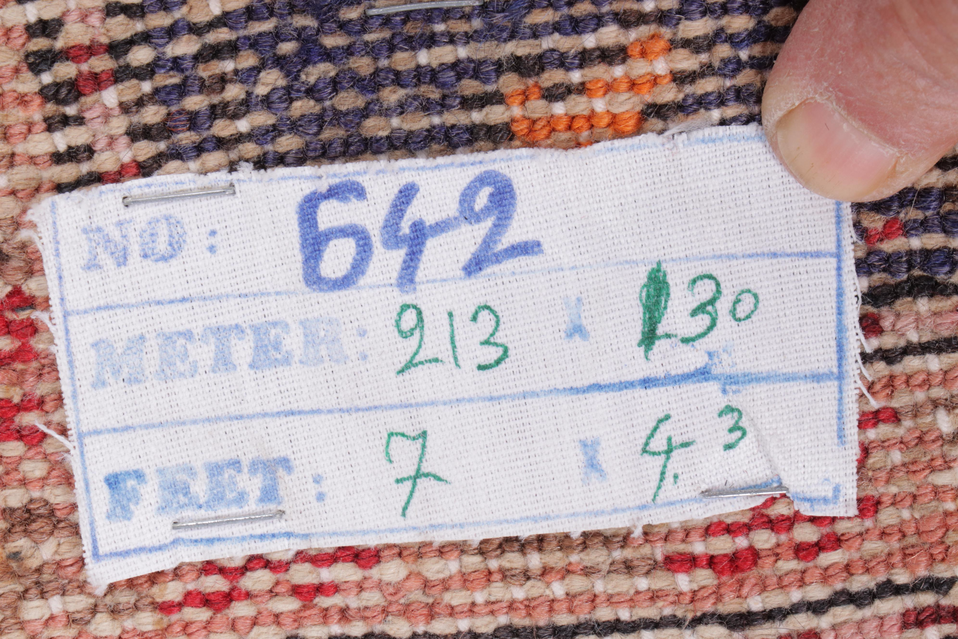 4'5 x 7' Hand-Knotted Persian Hamadan Area Rug