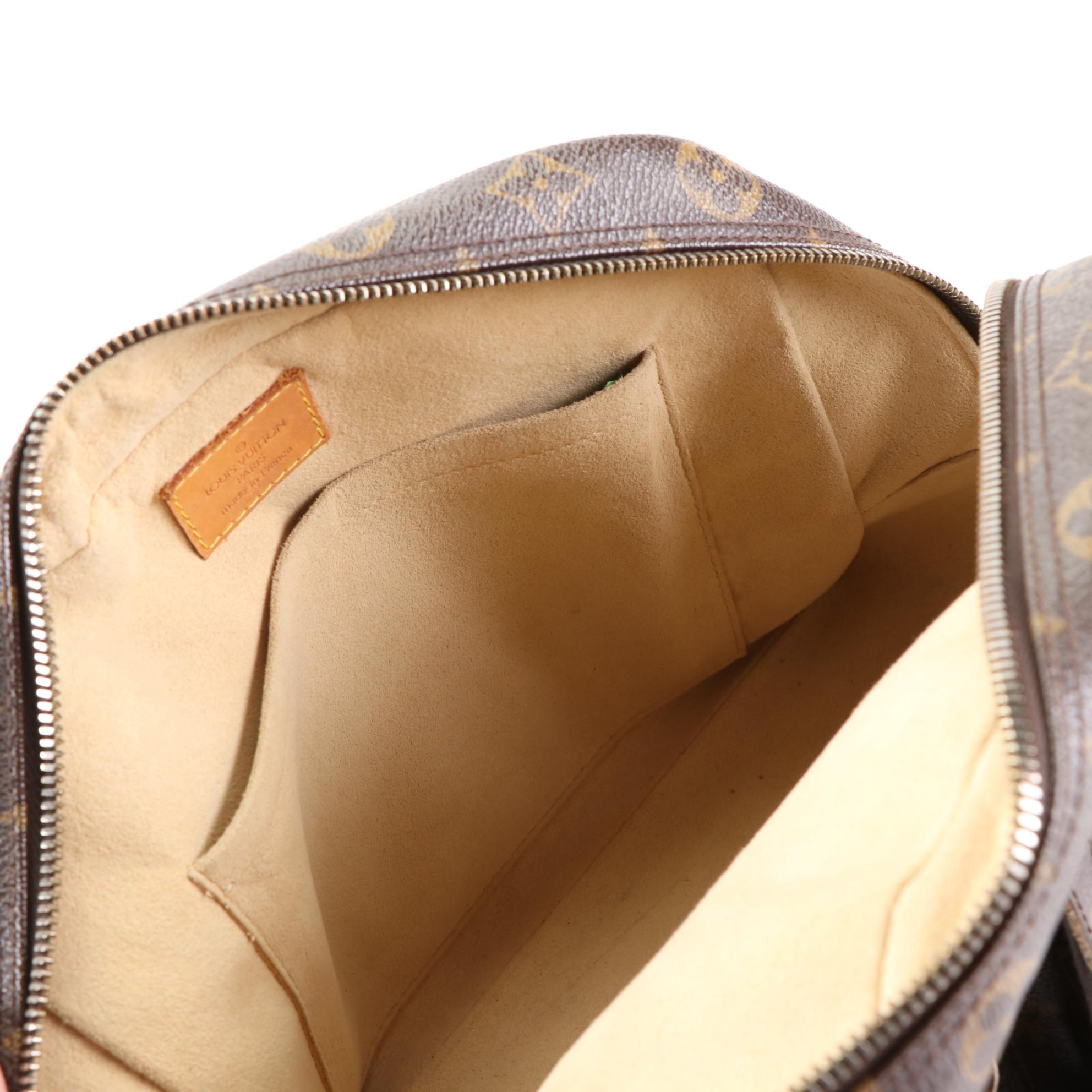 Louis Vuitton Manhattan PM Handbag in Monogram Canvas and Vachetta Leather